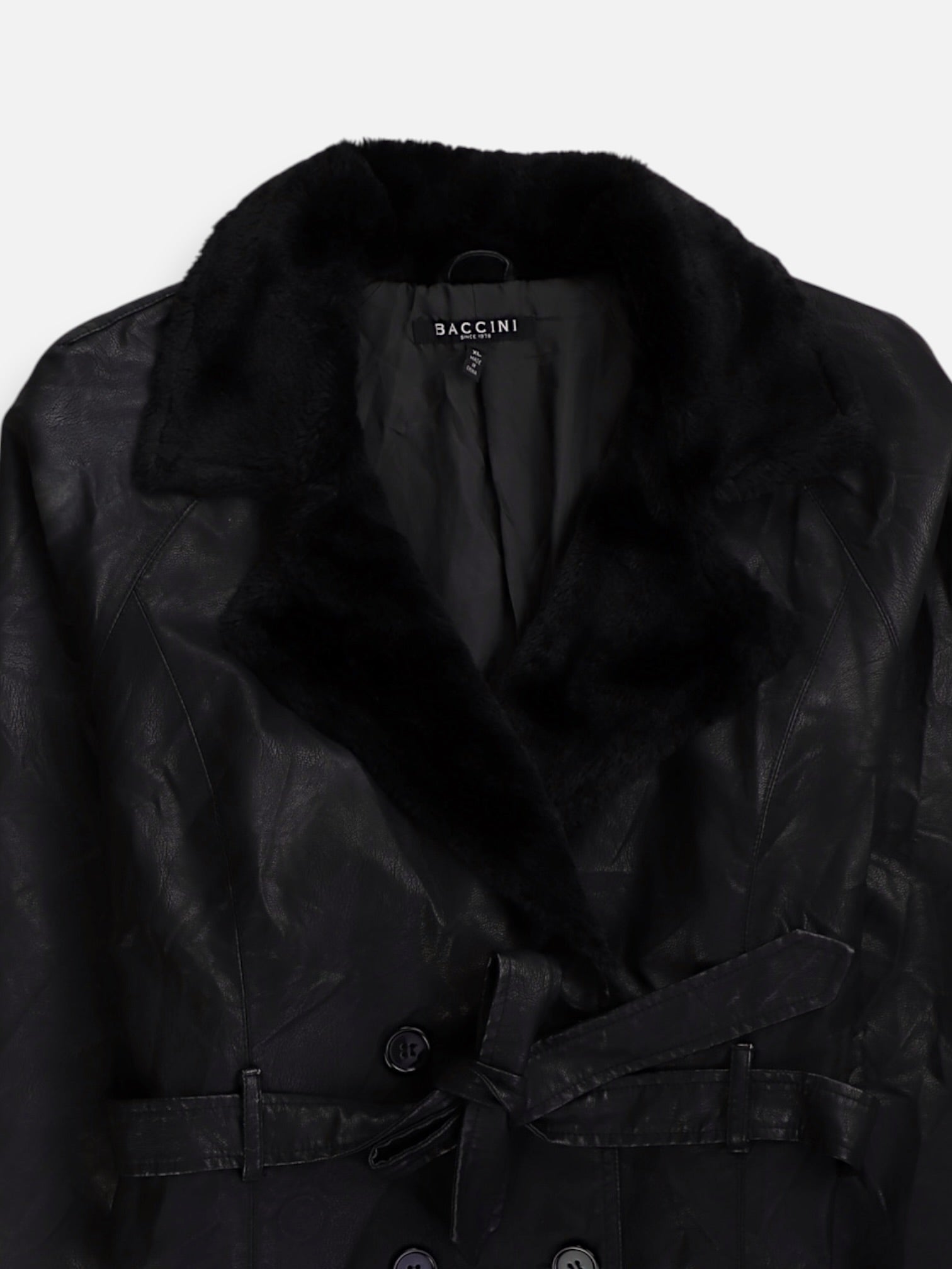 Baccini Chaqueta Casual Cuero - Mujer - XL