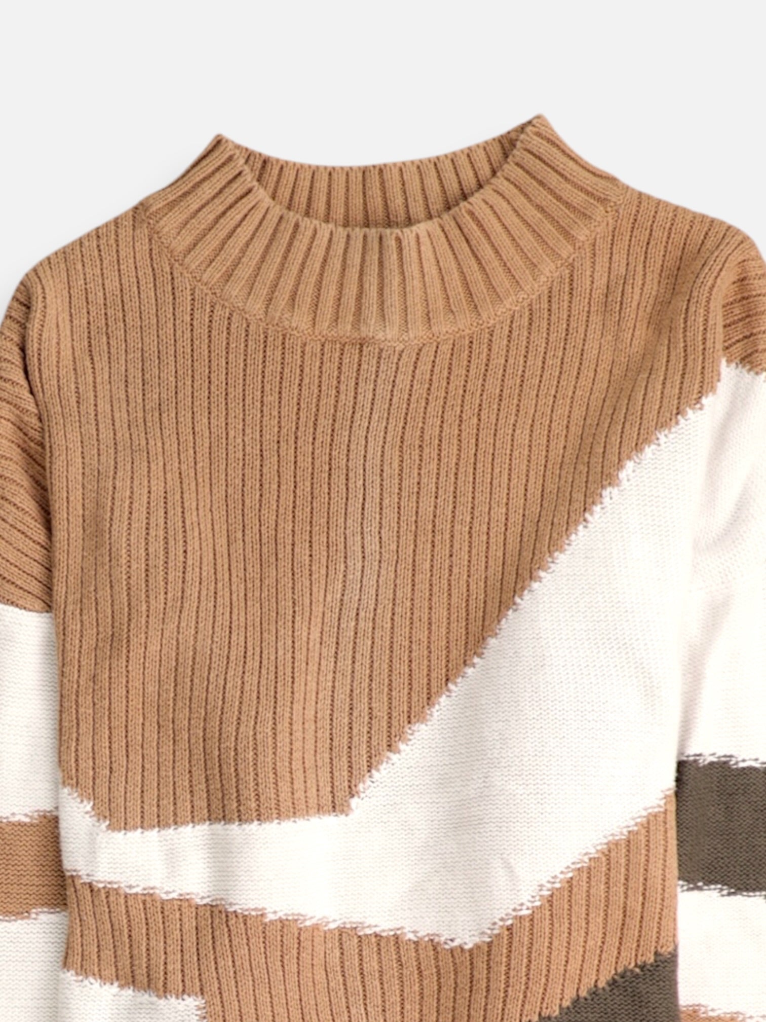 Sueter Knit Color Block - Hombre - XS
