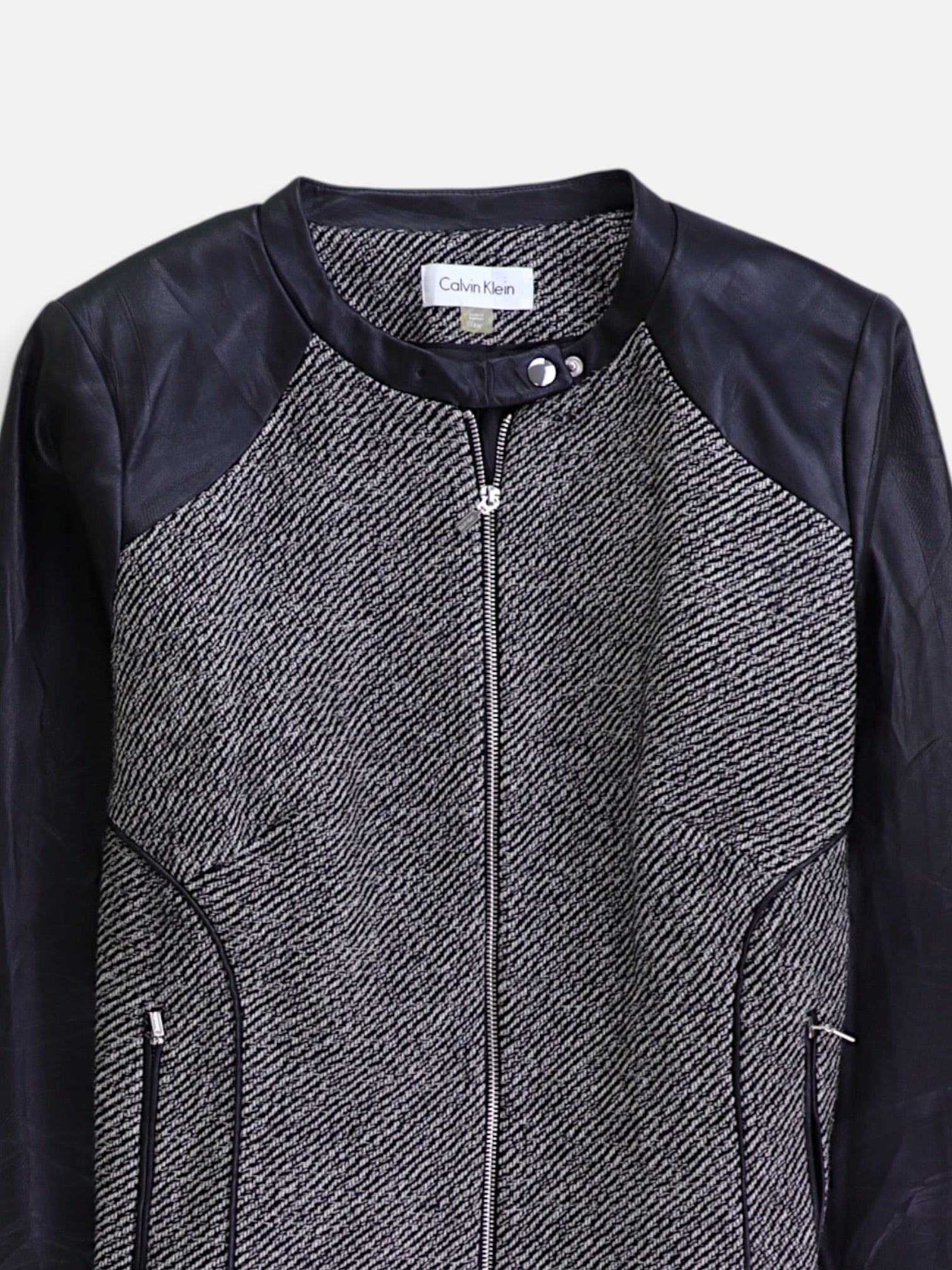 Calvin Klein Chaqueta Casual Cuero - Mujer - 18W