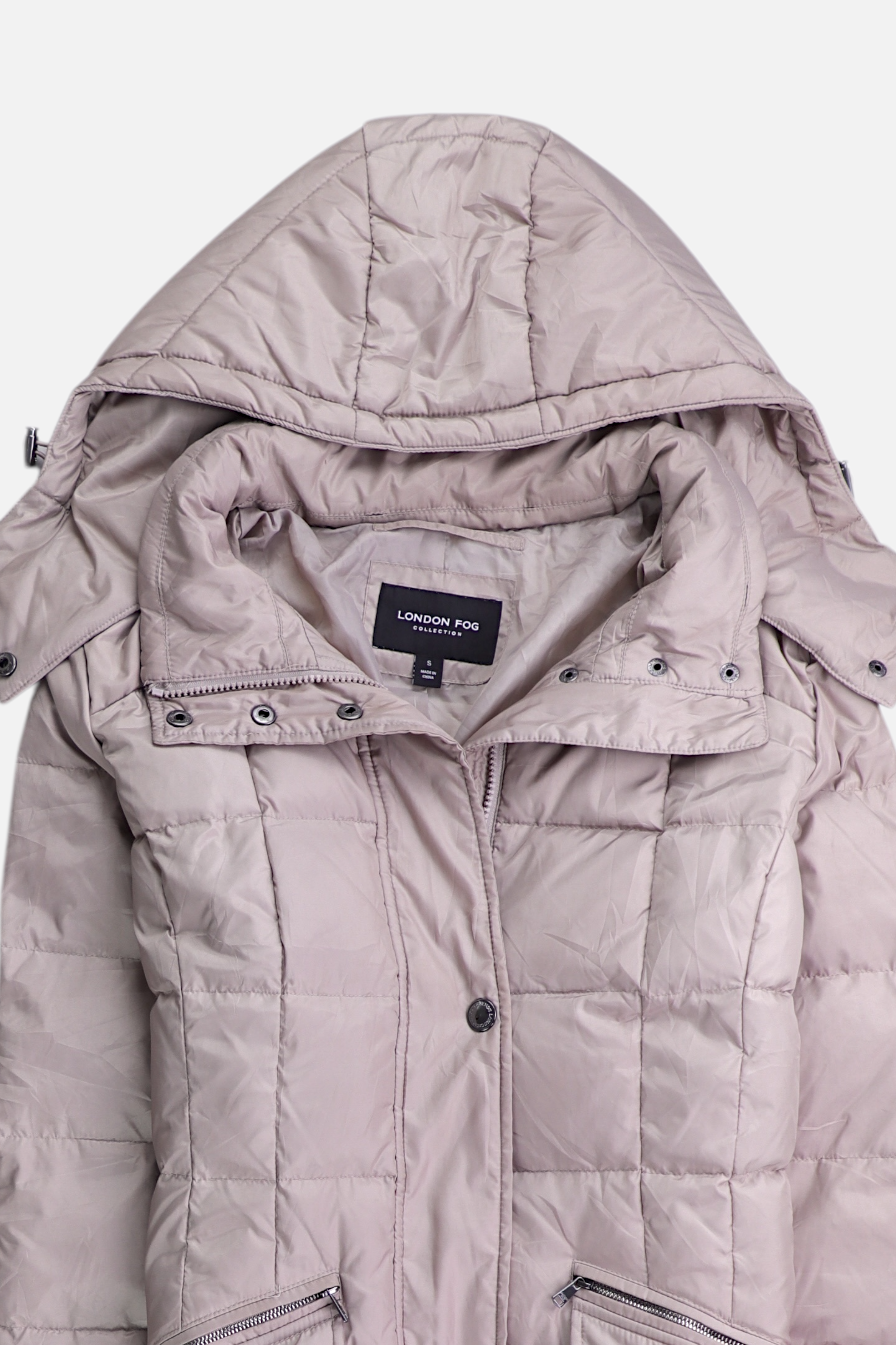 LONDON FOG Abrigo Impermeable Puffer - Mujer - Small