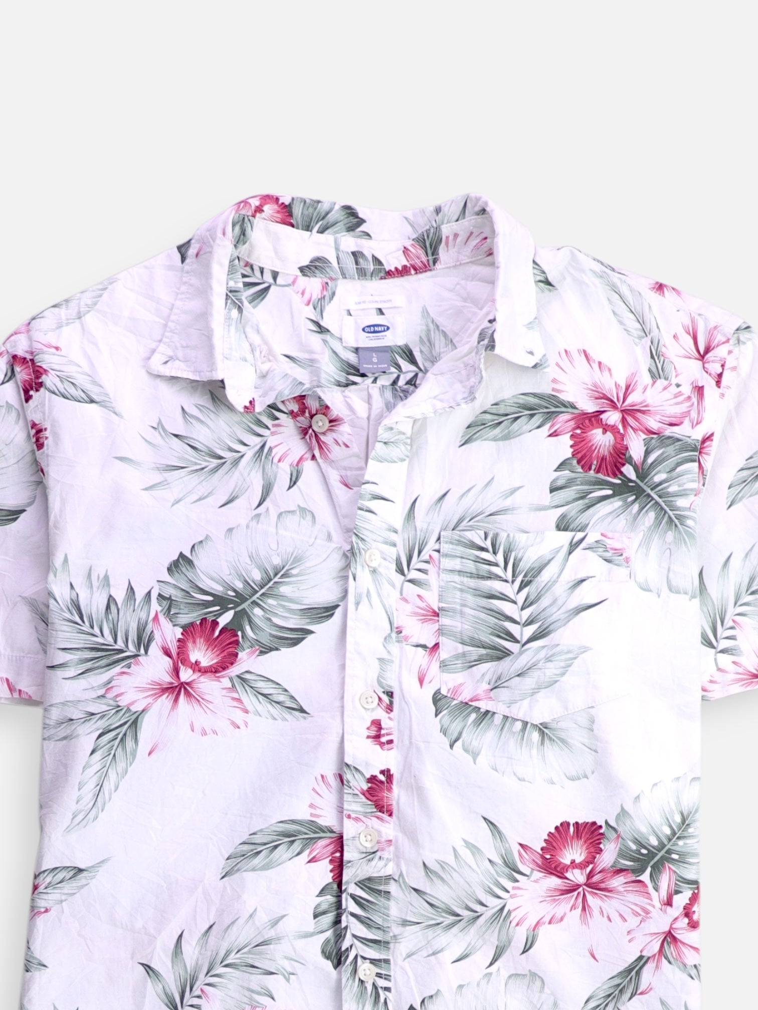 Old Navy Camisa Verano - Hombre - Large