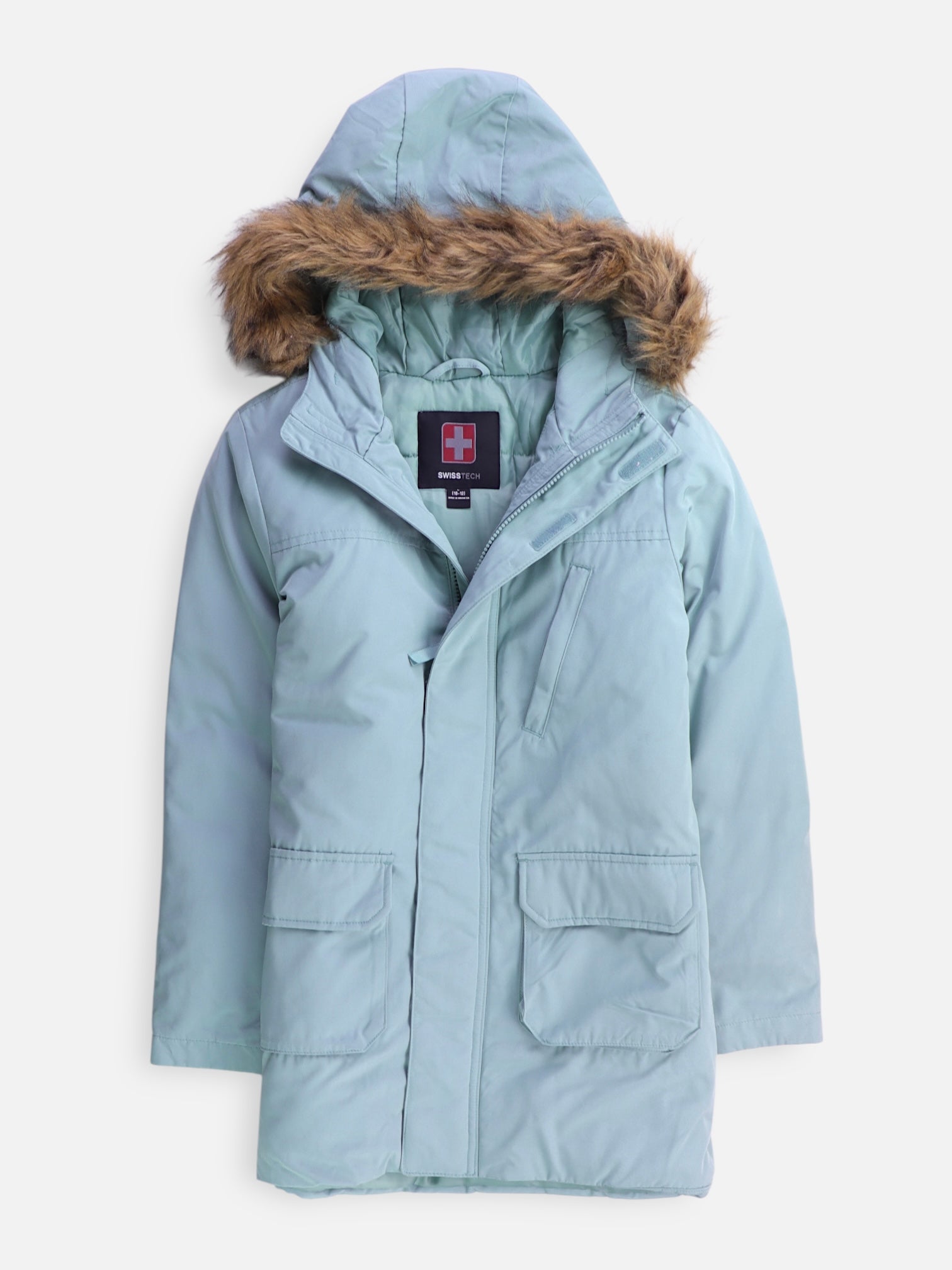 SwissTech Chaqueta Casual Cargo - Niño - Large - 10-12Y (Años)
