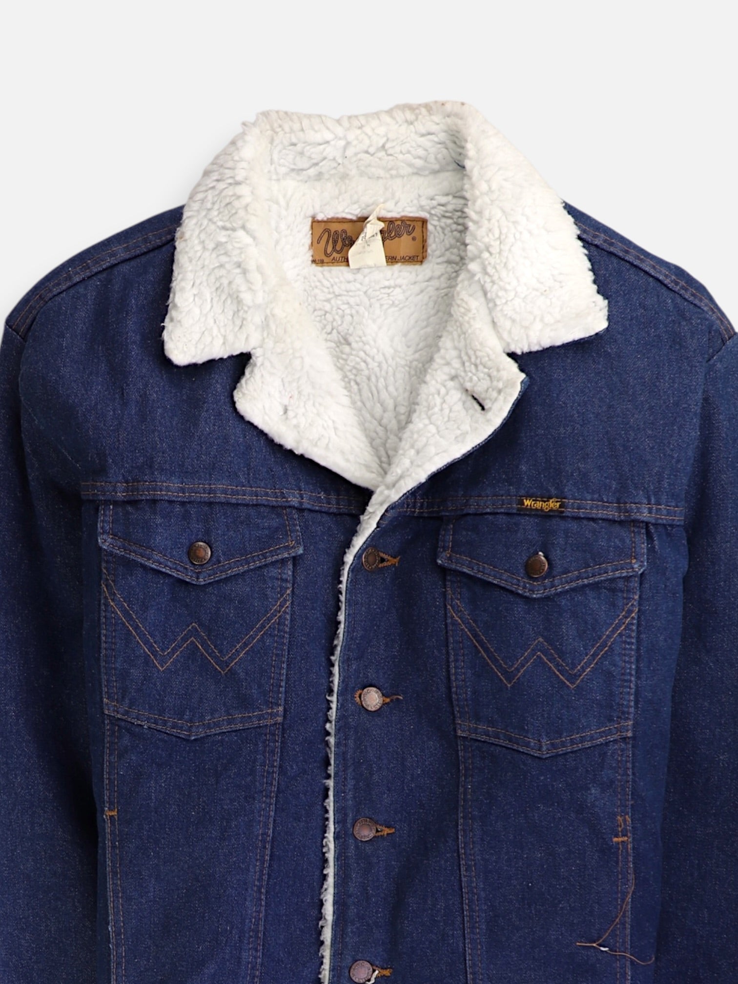 Wrangler Chaqueta Sherpa Trucker Denim - Hombre - XL