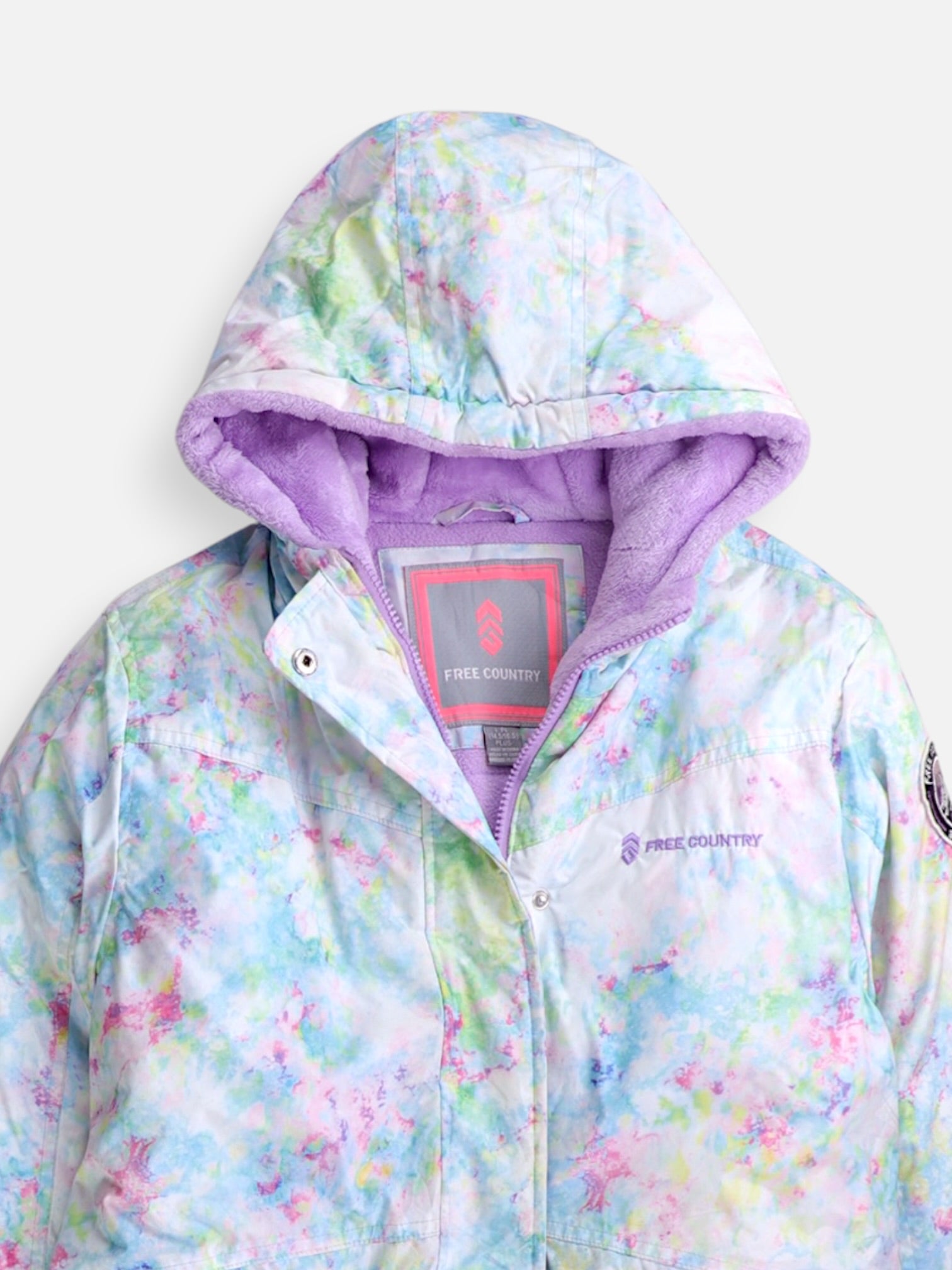 Chaqueta Impermeable Tie-Dye - Niña - Large - 14-16Y (Años)