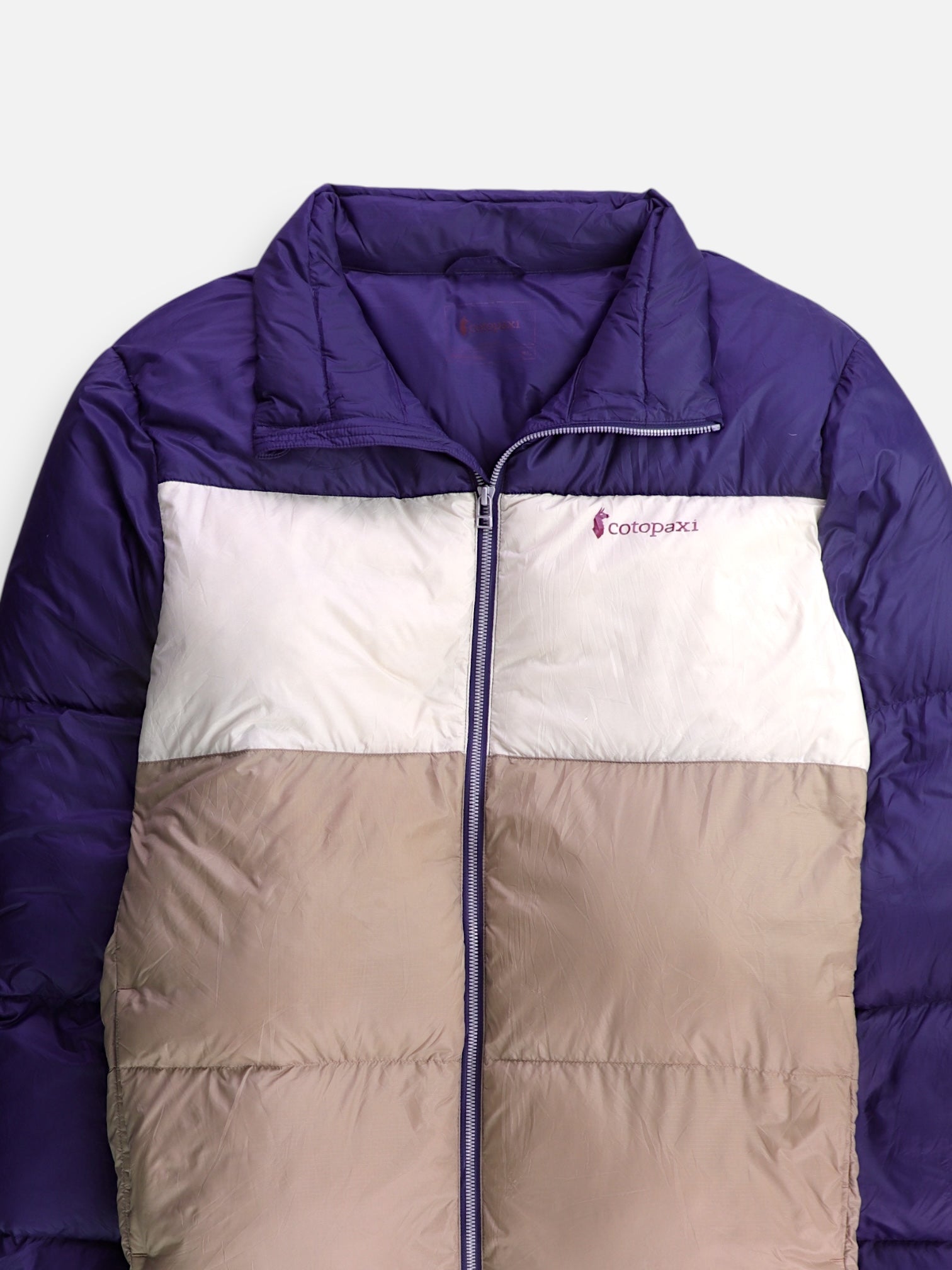 Chaqueta Puffer Color Block - Hombre - XL