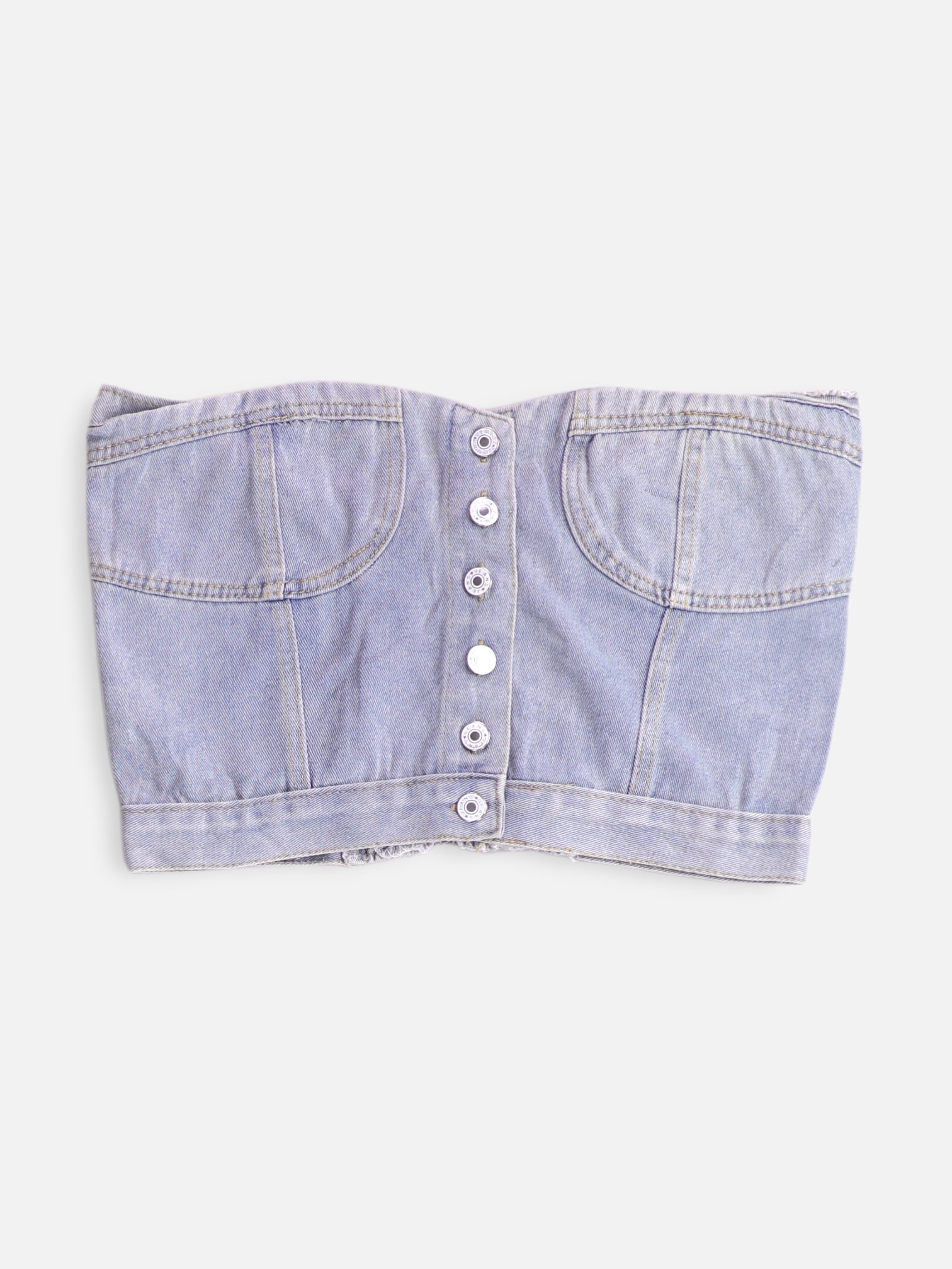 Blusa Denim - Mujer - Large