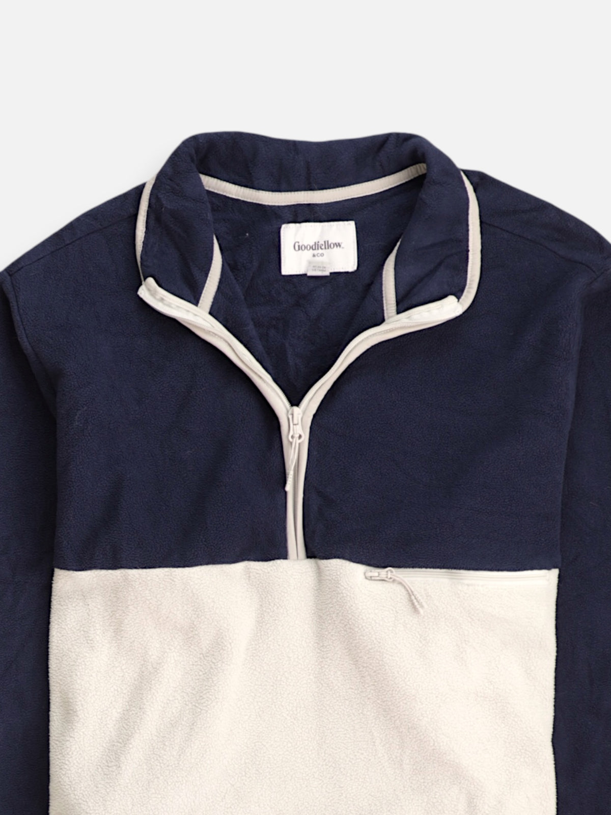 Goodiefellow Sueter Fleece Color Block - Hombre - XL