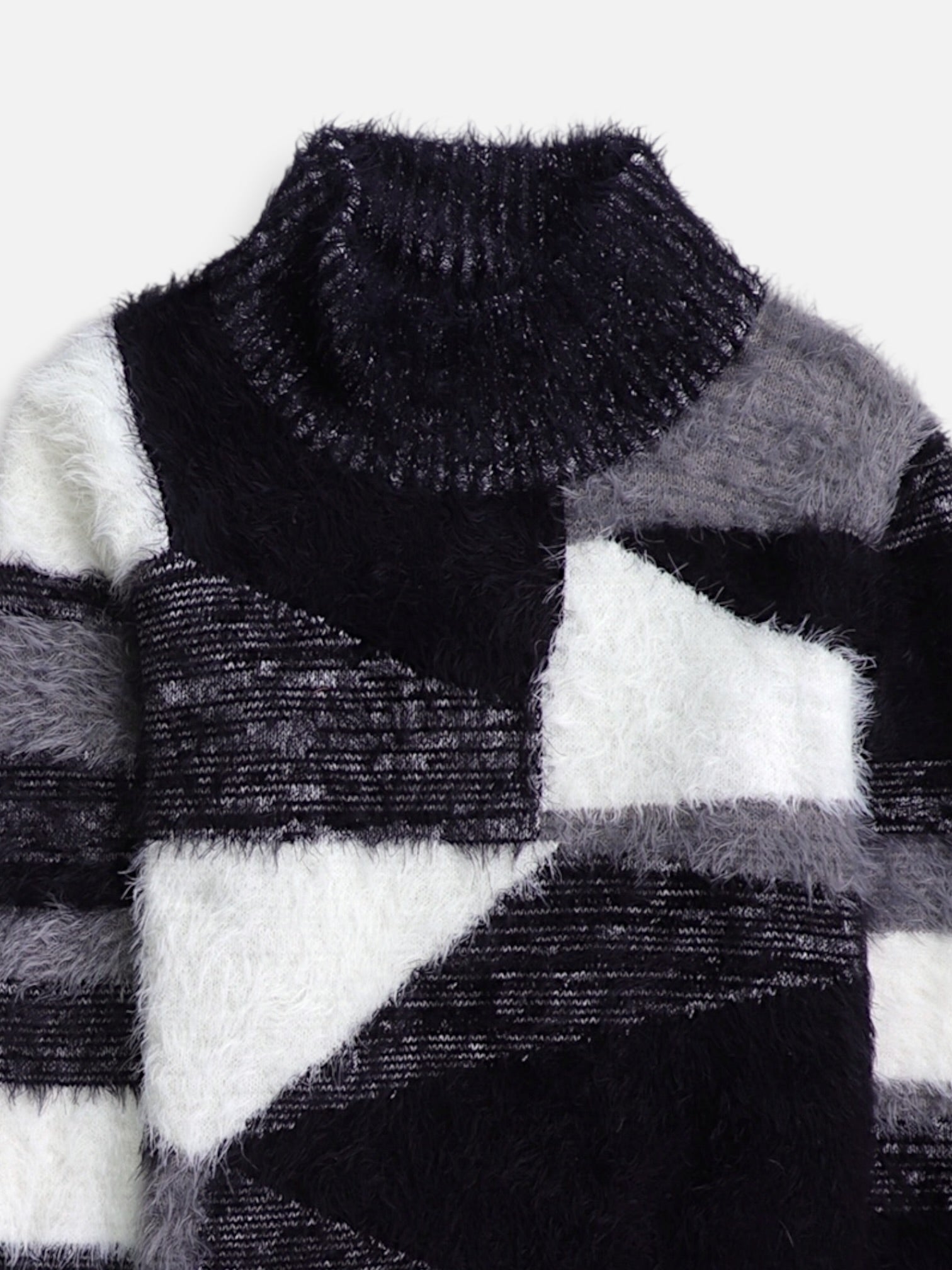 Sueter Knit Color Block - Mujer - Large