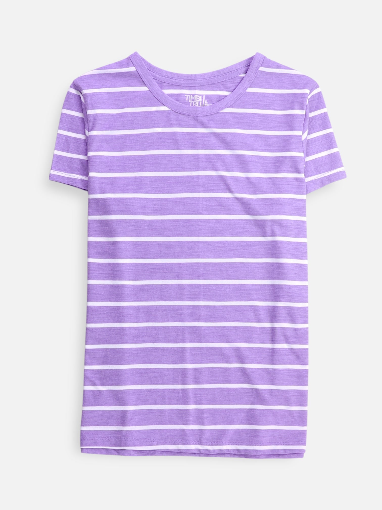 TIME THRU Camiseta Basic - Mujer - Large