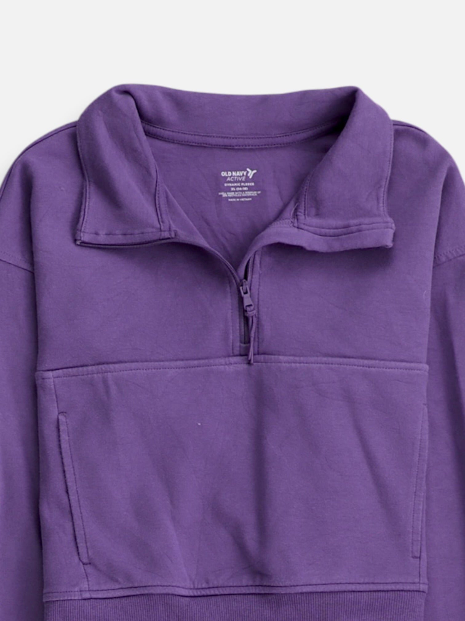 Old Navy Sudadera Fleece Crop Top - Niña - XL - 14-16Y (Años)