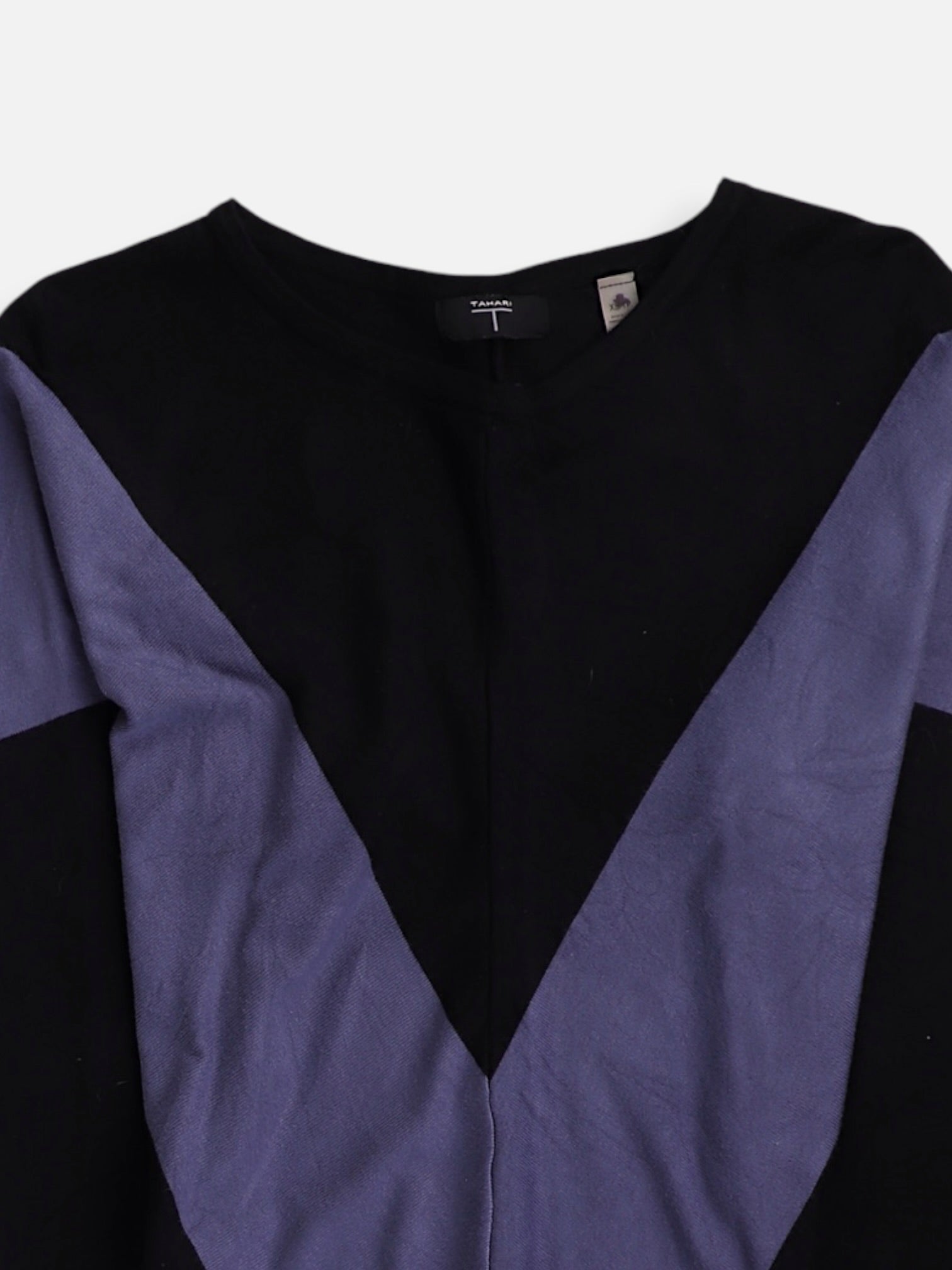 TAHARI Blusa Color Block - Mujer - XS