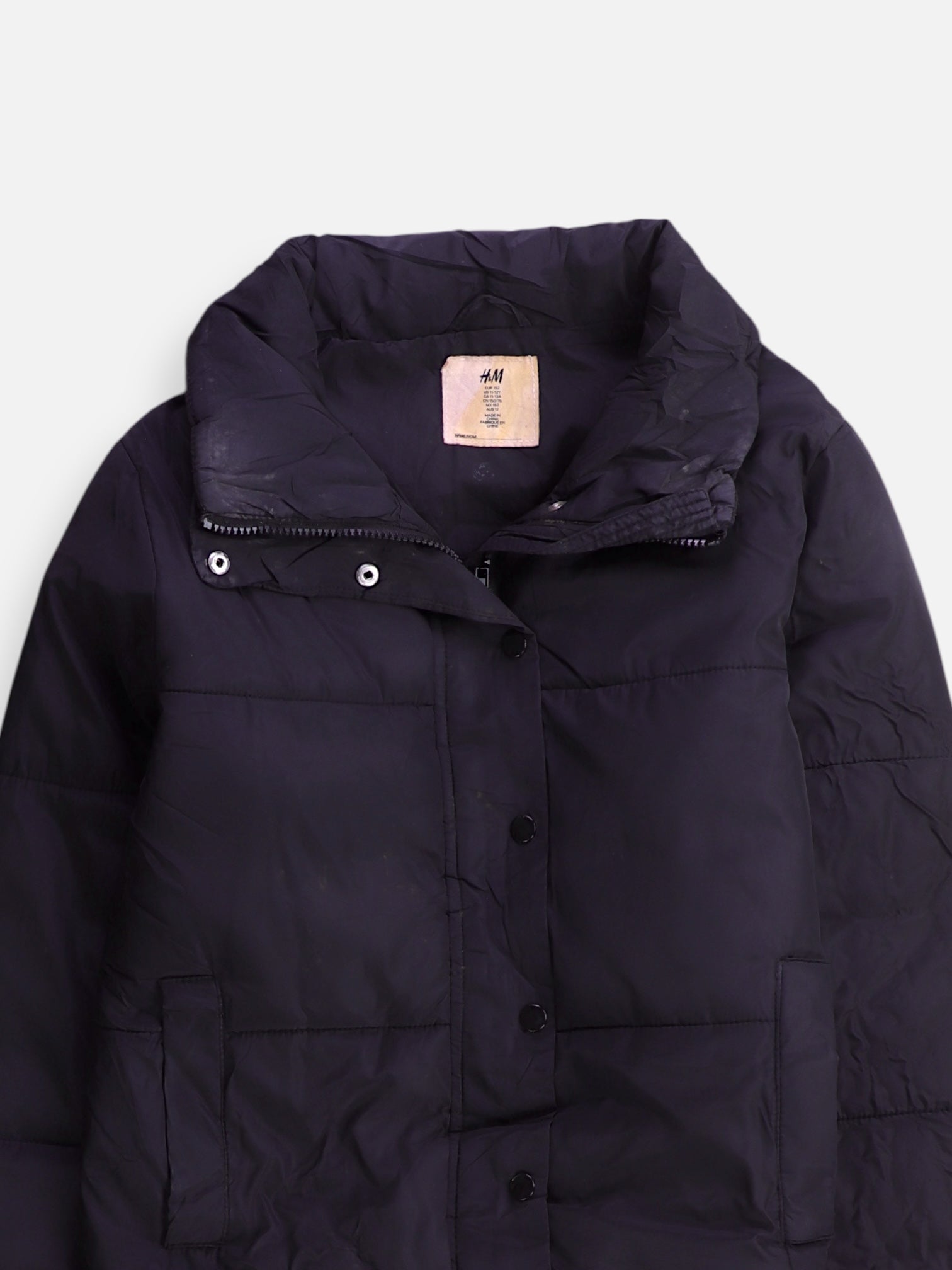 H&M Chaqueta Puffer Impermeable - Niña - Small - 12-13Y (Años)
