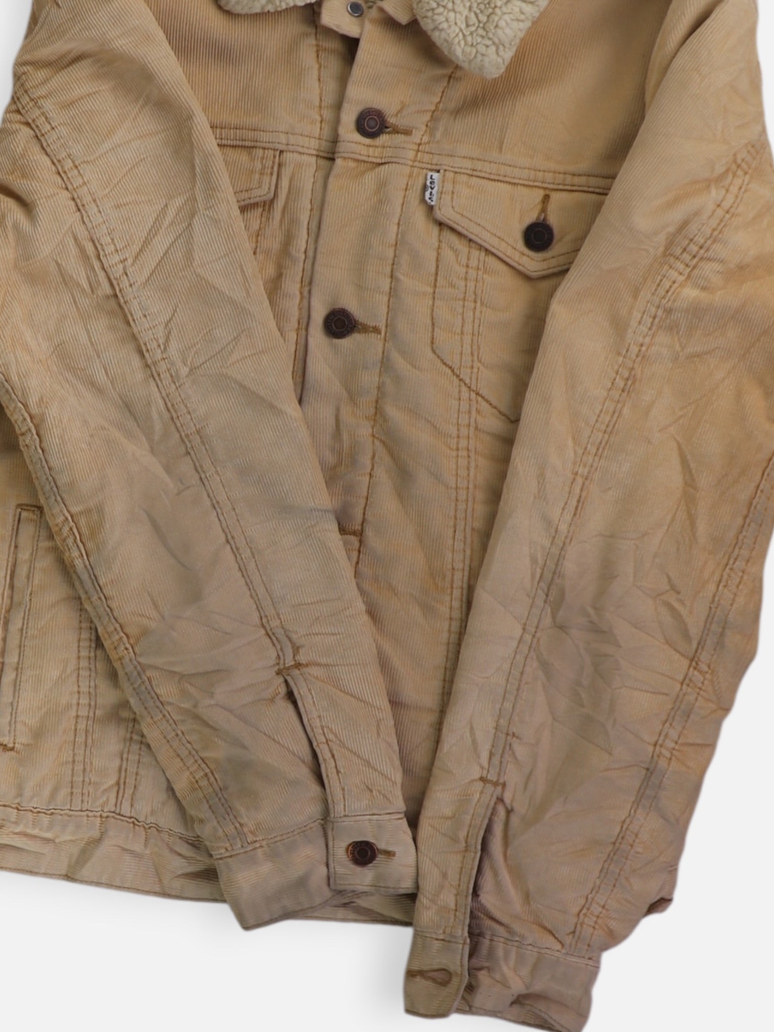 Levis Chaqueta Sherpa Trucker Corduroy - Hombre - Medium
