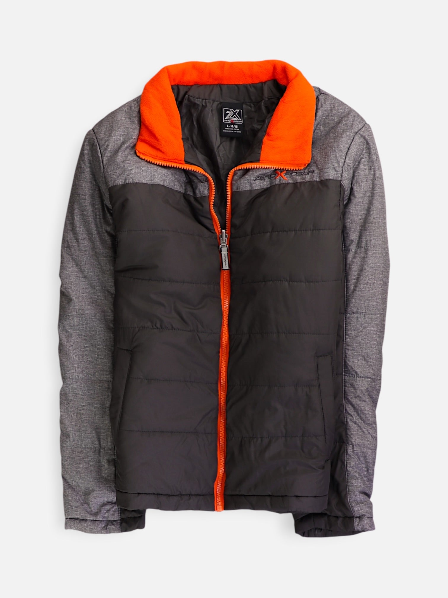 ZERO X POSUR Chaqueta Puffer Impermeable - Niño - Large - 14-16Y (Años)