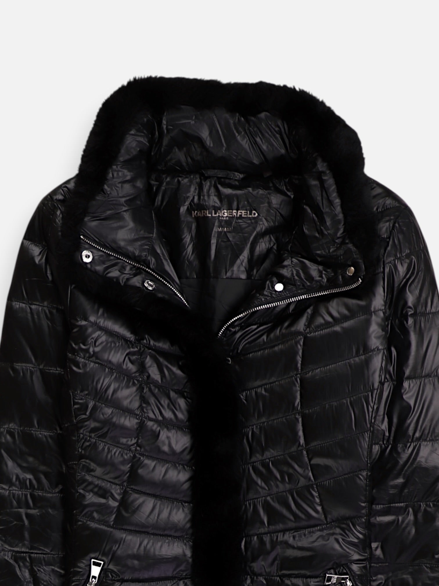 Karl Lagerfeld Abrigo Impermeable Puffer - Mujer - Medium