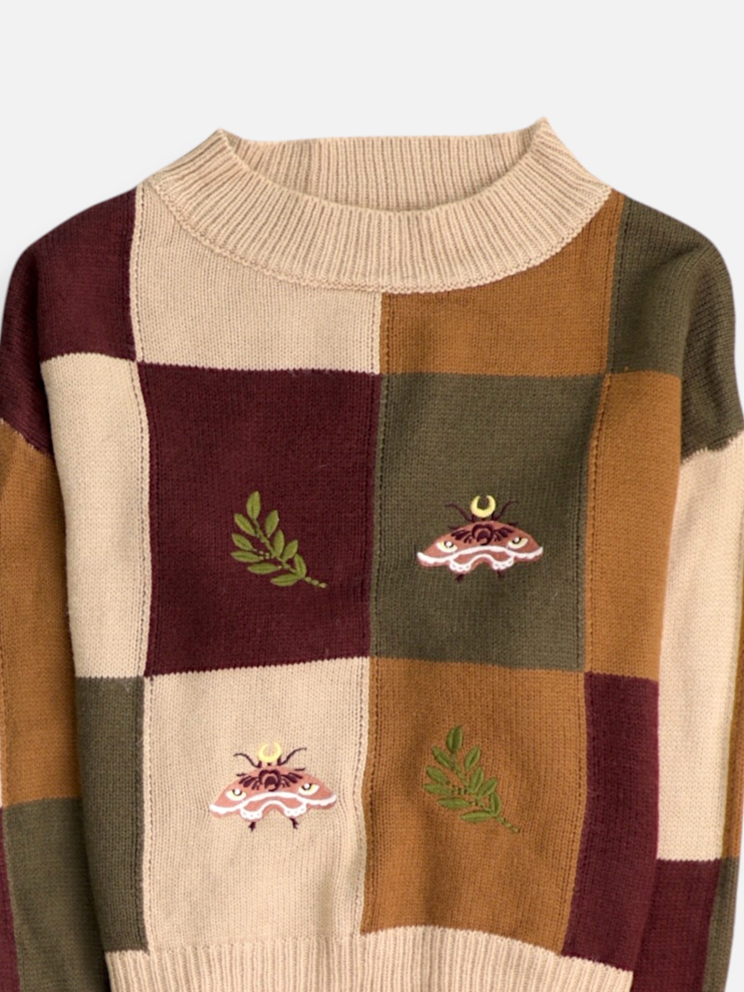 Sueter Knit Color Block - Mujer - Large