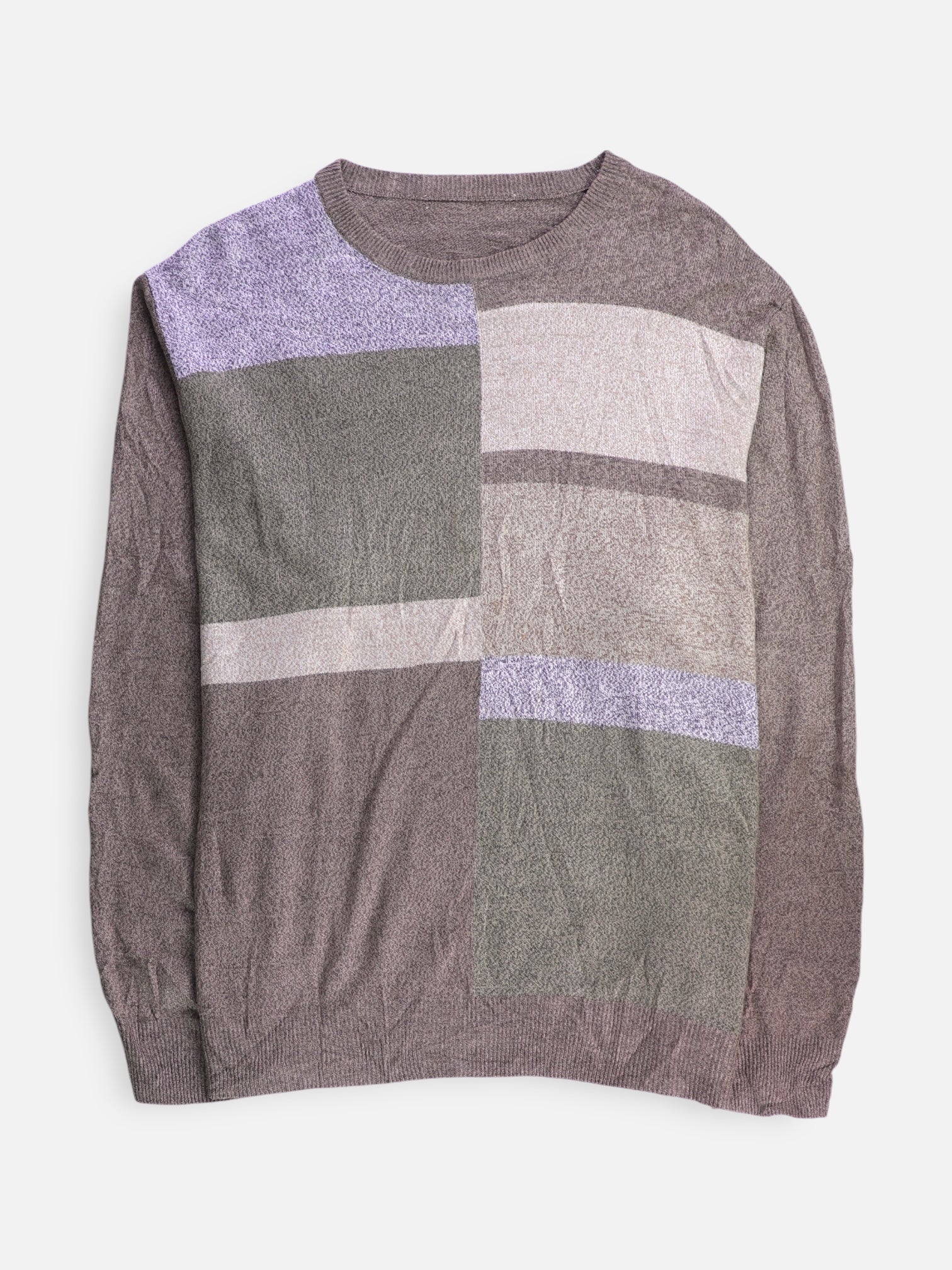 Sueter Casual Color Block - Hombre - XL
