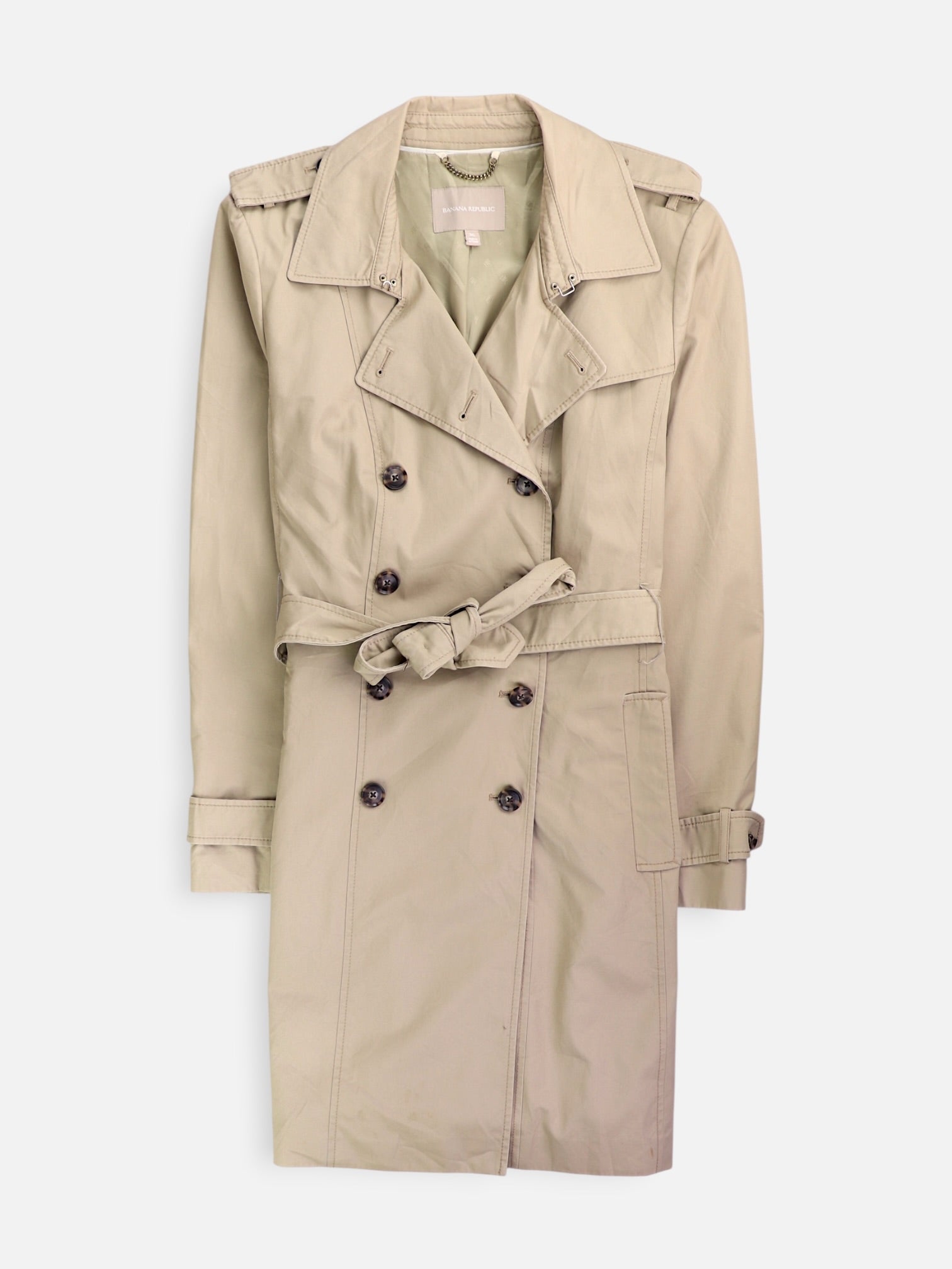 Banana Republic Abrigo Trench Coat Casual - Mujer - XL