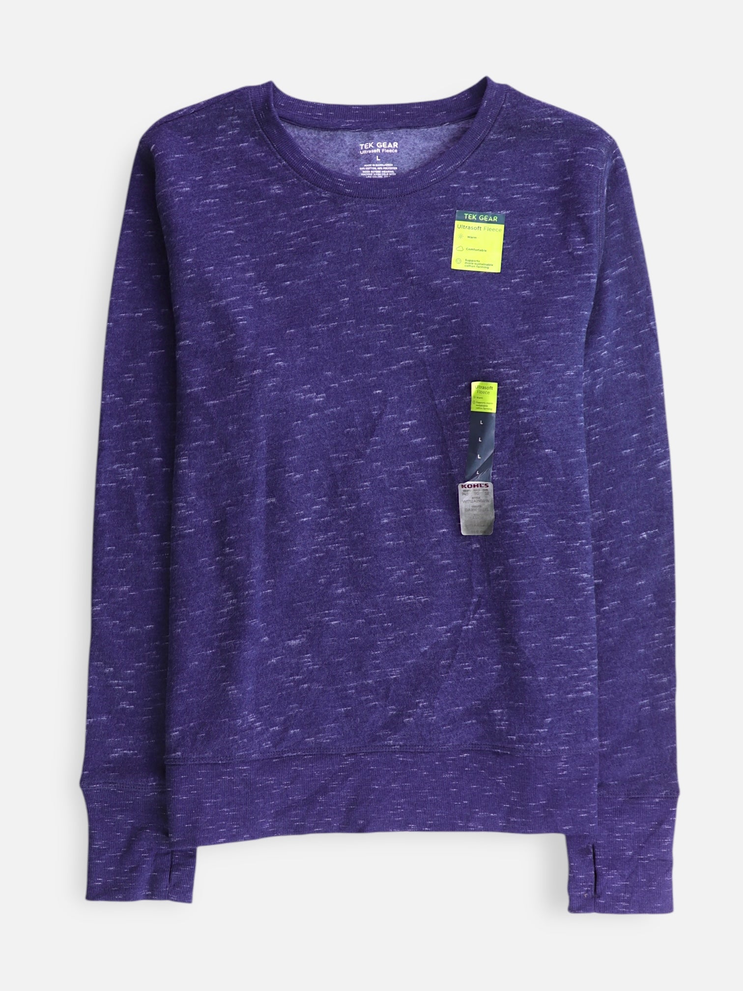 TEK GEAR Sudadera Sweatshirt Basic - Mujer - Large