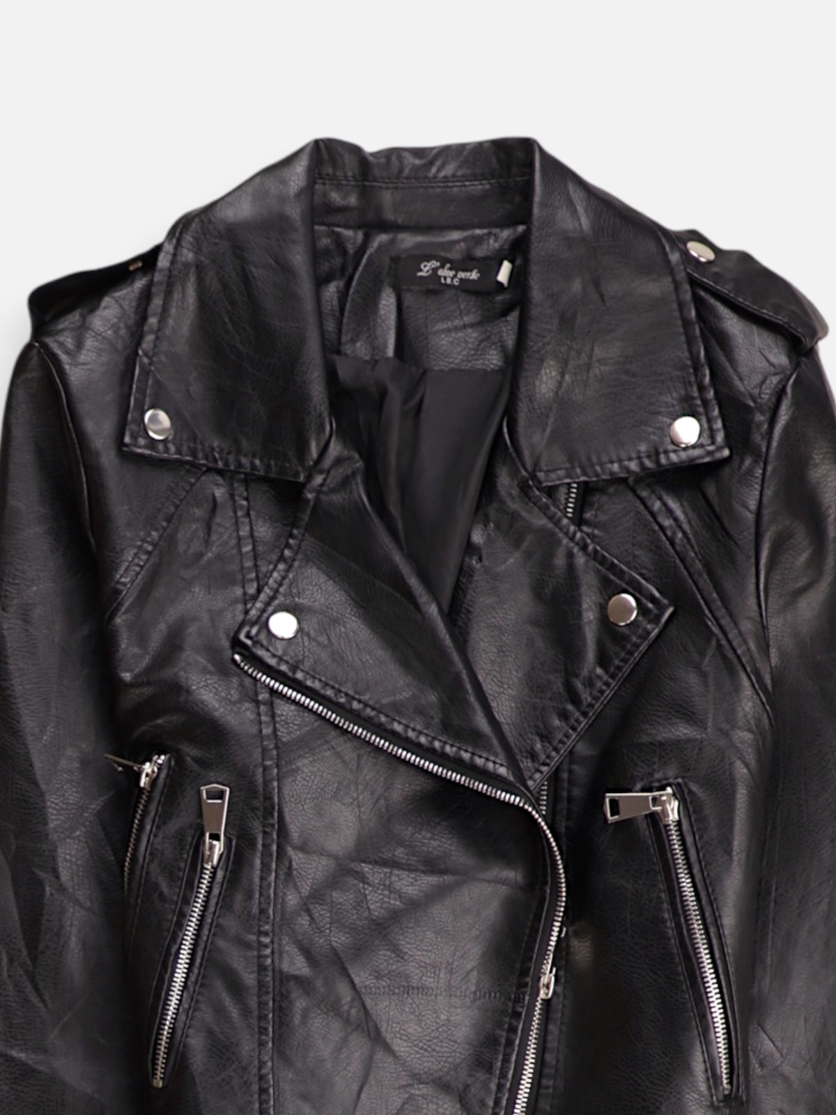 Chaqueta Motera Cuero - Mujer - 2