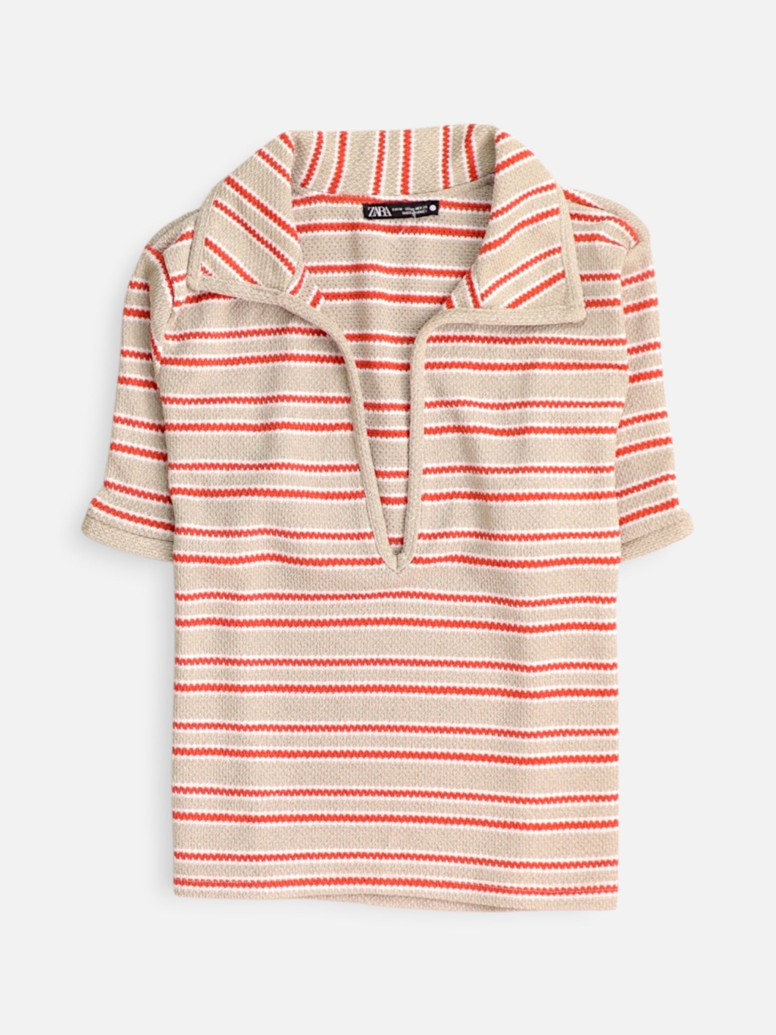 ZARA Blusa Crop Top - Mujer - Medium