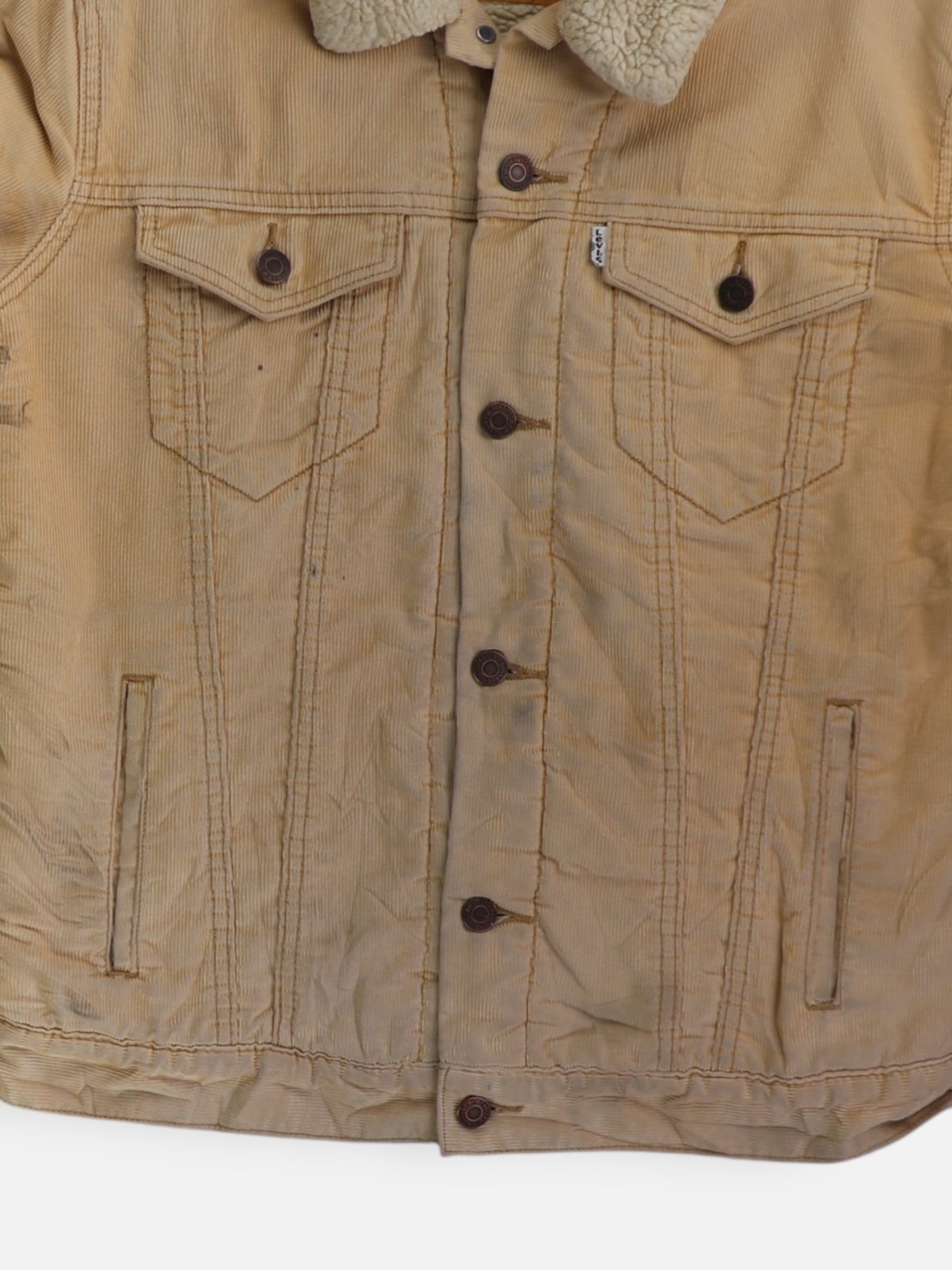 Levis Chaqueta Sherpa Trucker Corduroy - Hombre - Medium