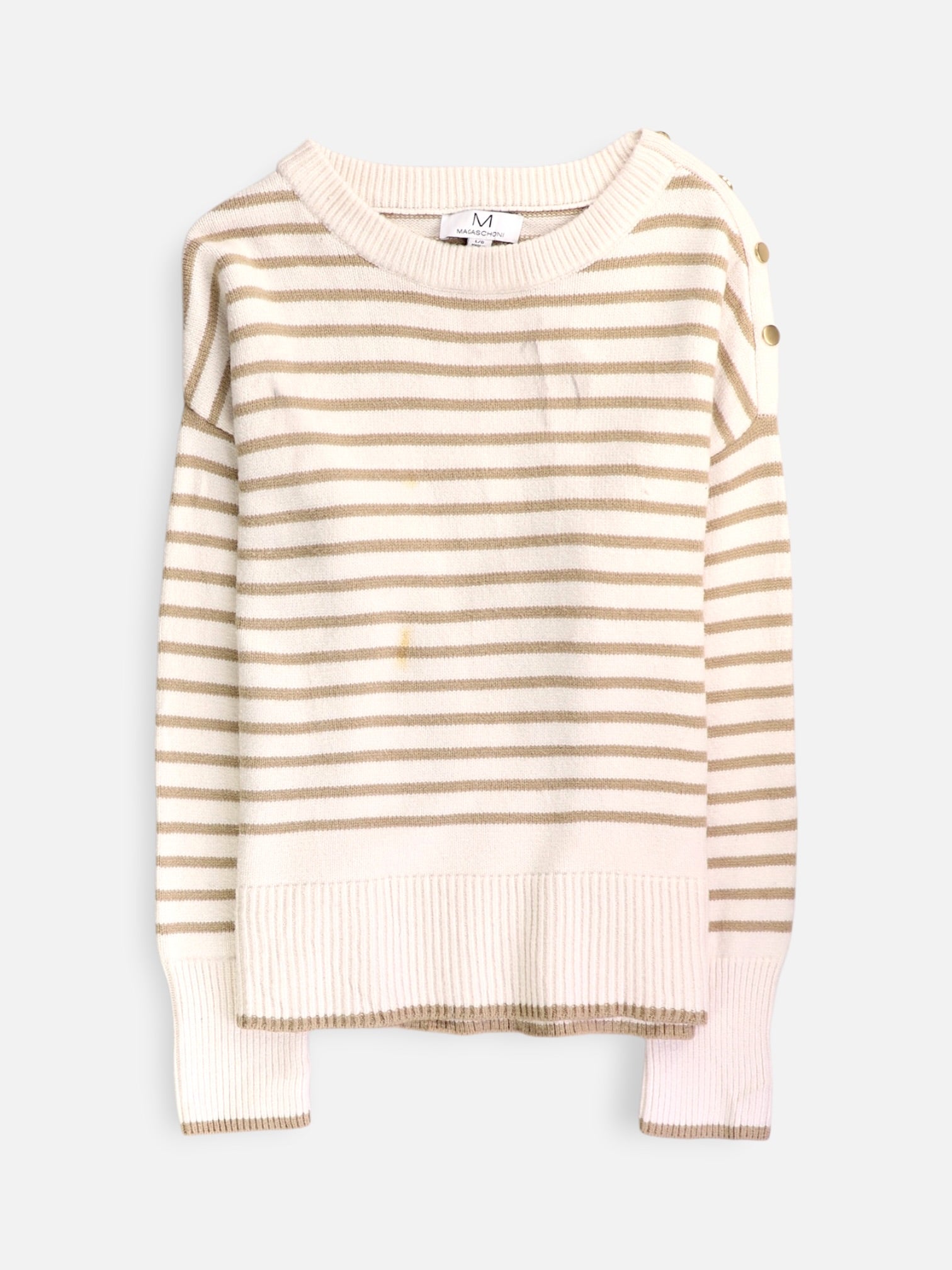 Sueter Knit Color Block - Mujer - Large