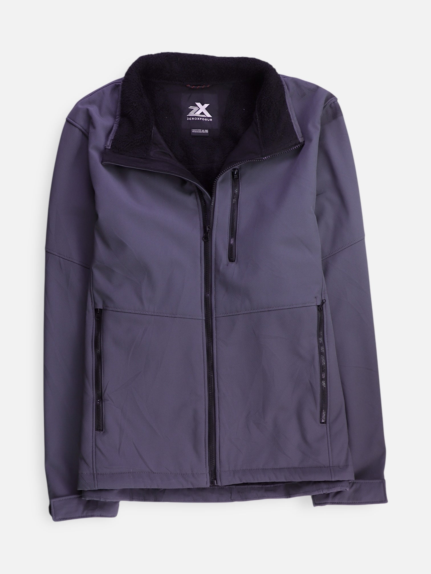 ZERO X POSUR Sudadera Fleece Basic - Hombre - XL