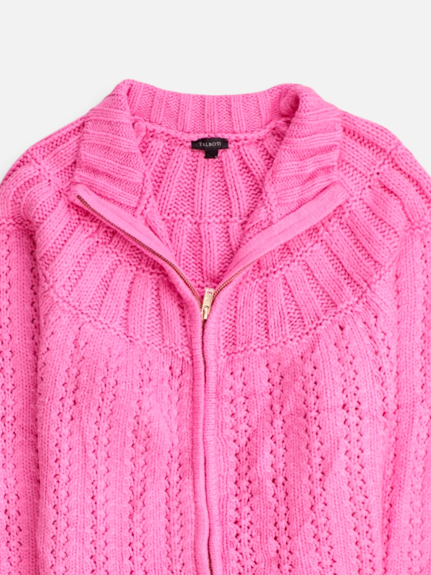 TALBOTS Sueter Fleece Casual - Mujer - Large