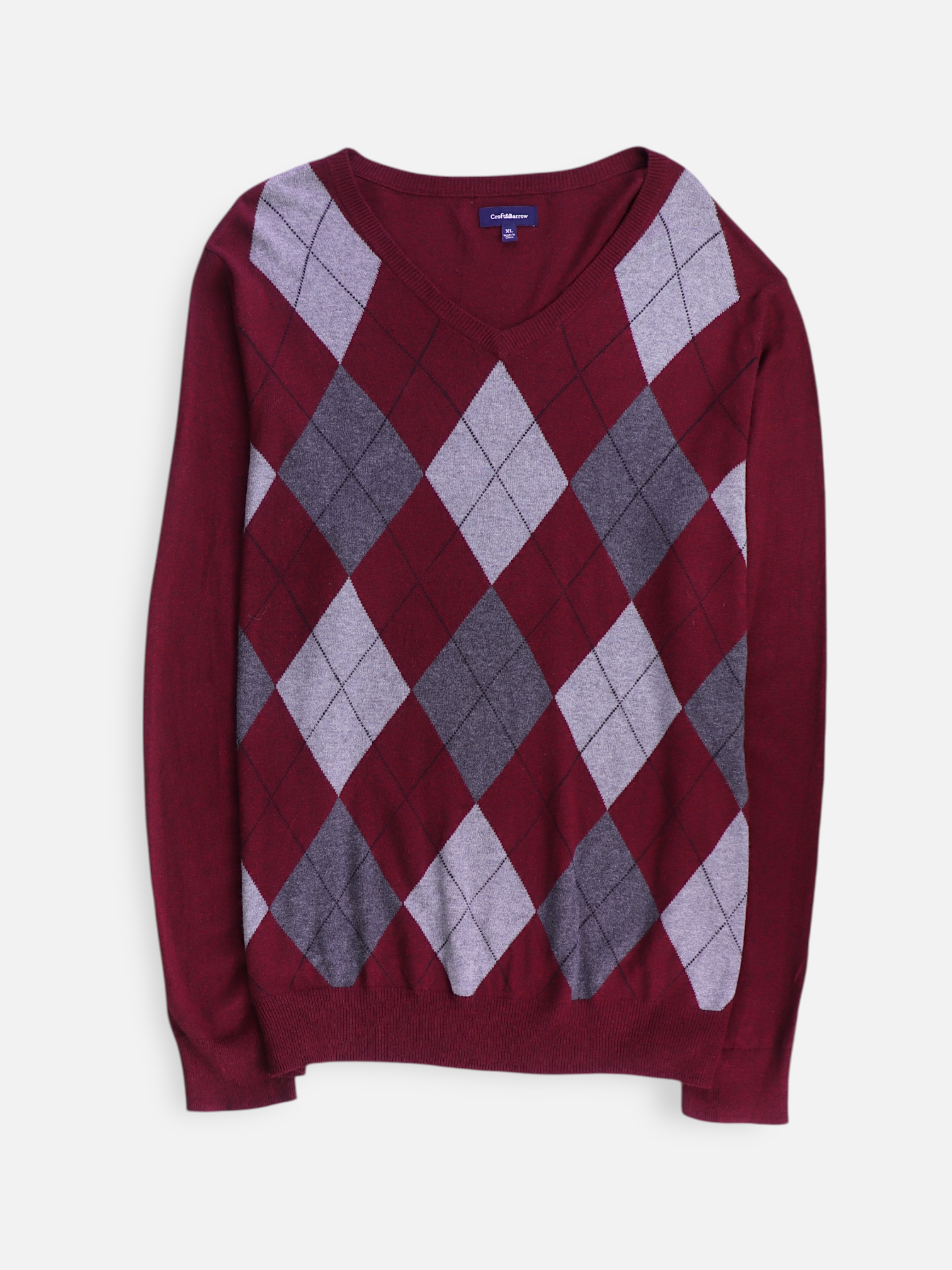 Croft & Barrow Sueter Casual Color Block - Hombre - XL