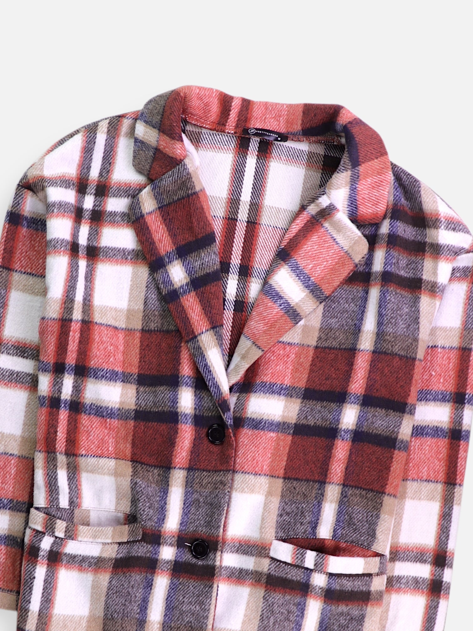 Abrigo Casual Color Block - Mujer - Medium