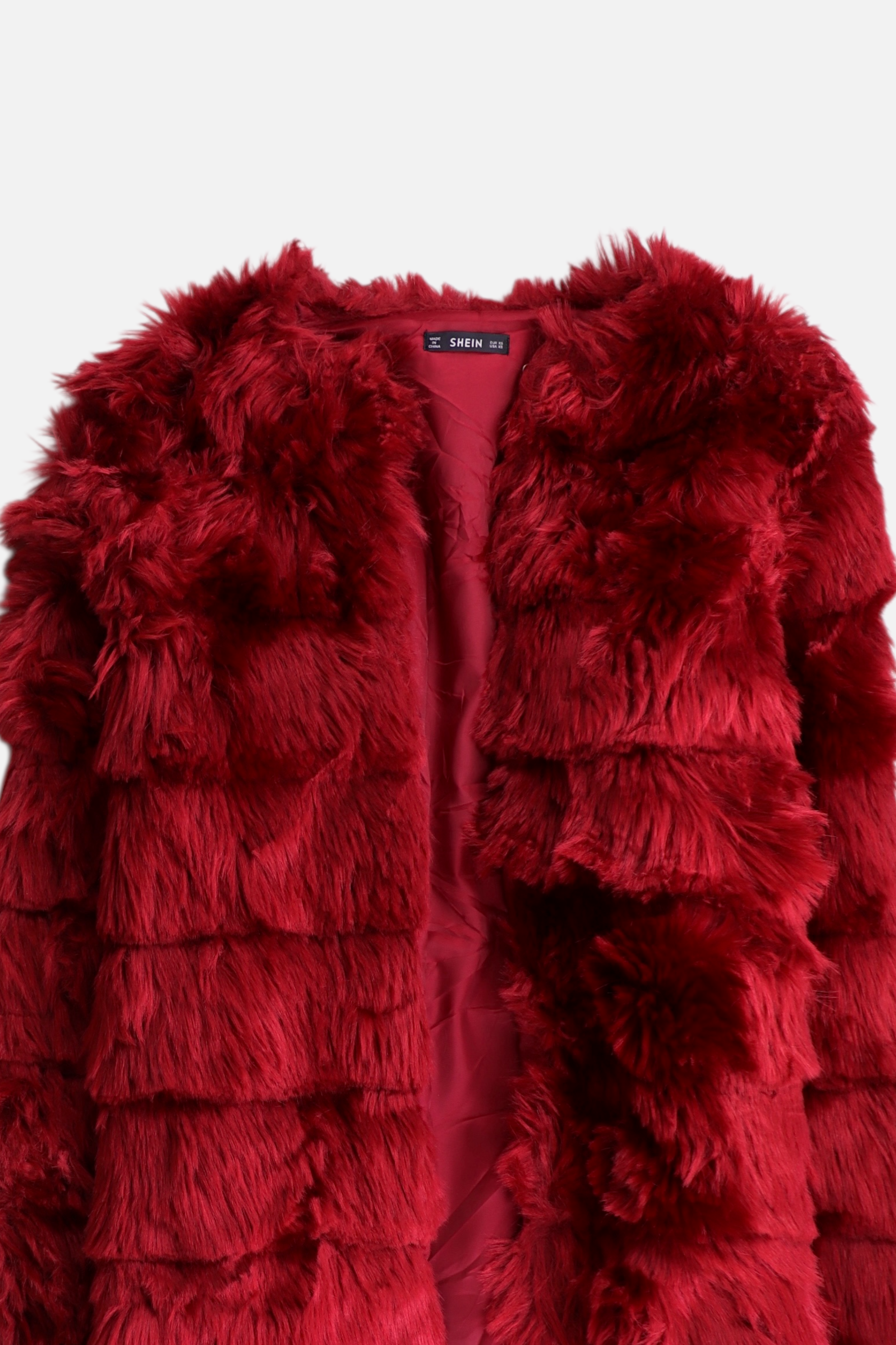 SHEIN Abrigo Casual Teddy - Mujer - XS