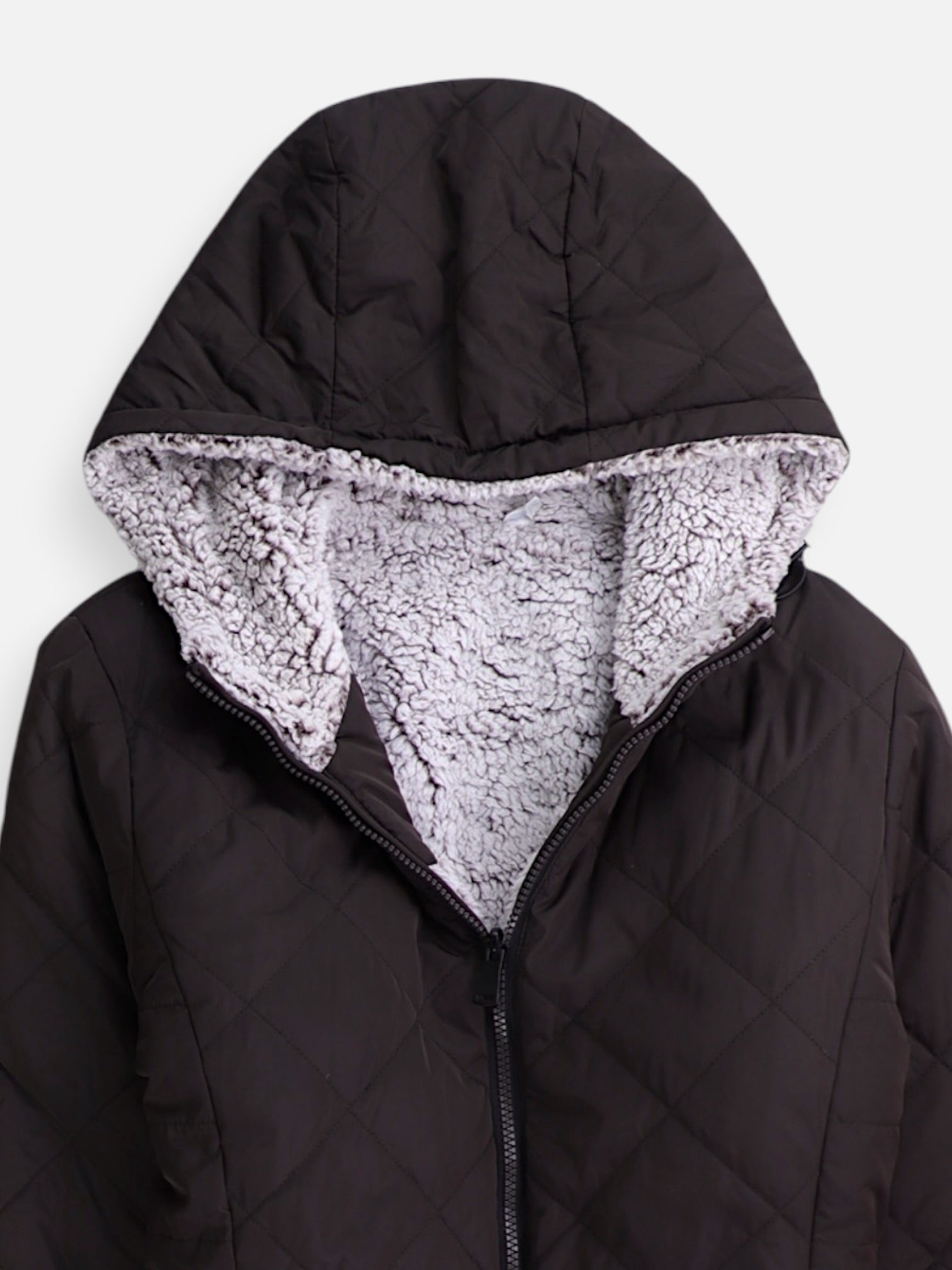 FREE COUNTY Chaqueta Puffer Reversible - Mujer - Medium