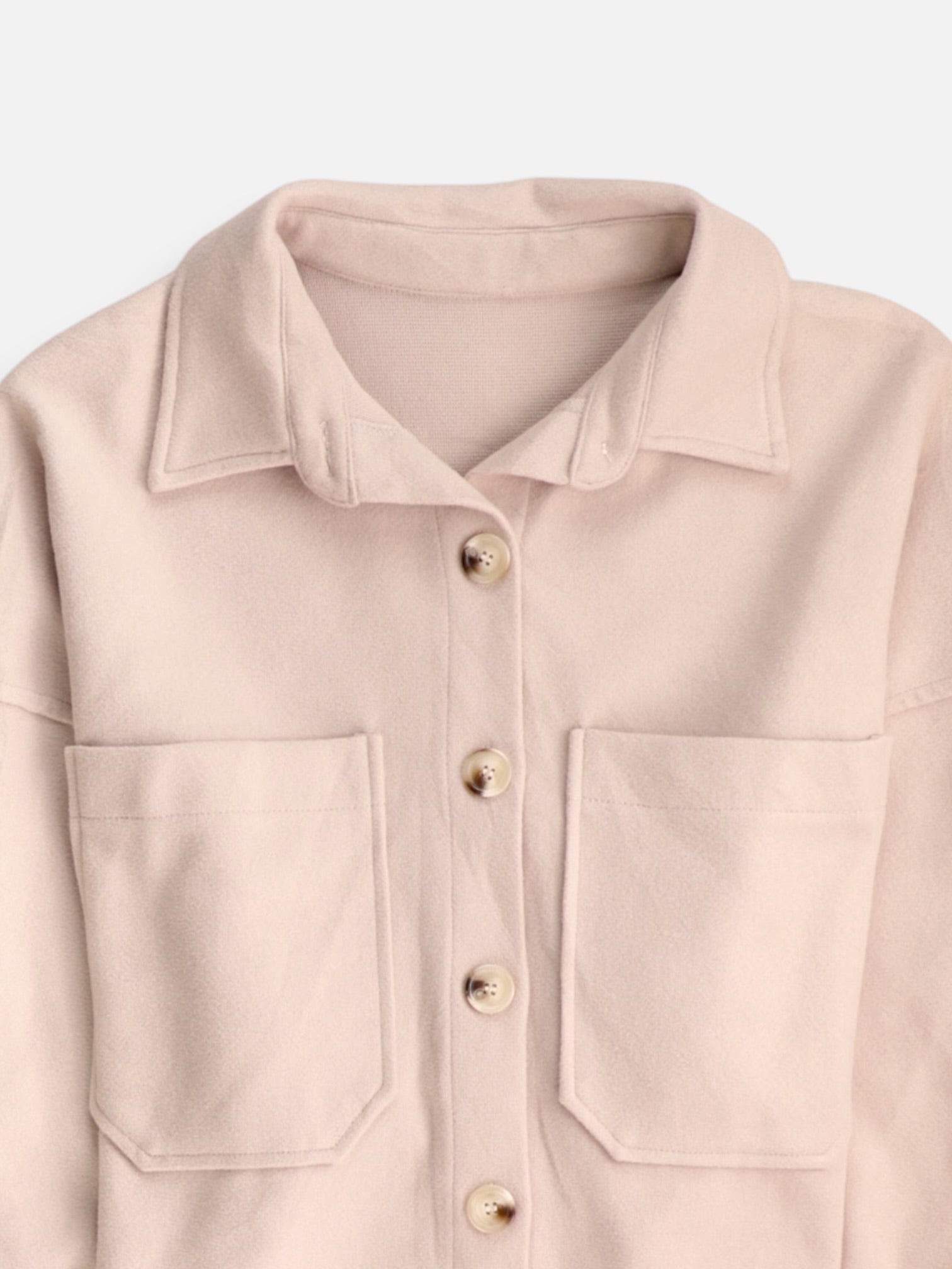 SHEIN Chaqueta Sobrecamisa Basic - Mujer - Medium