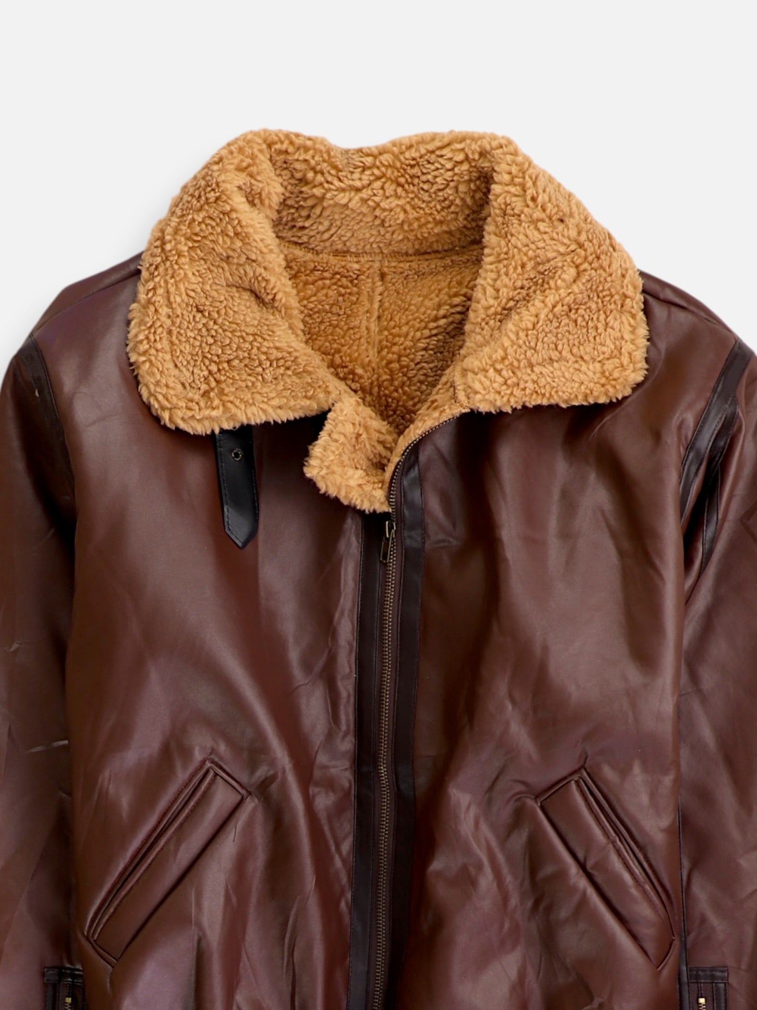 Chaqueta Aviator Cuero - Hombre - N/A