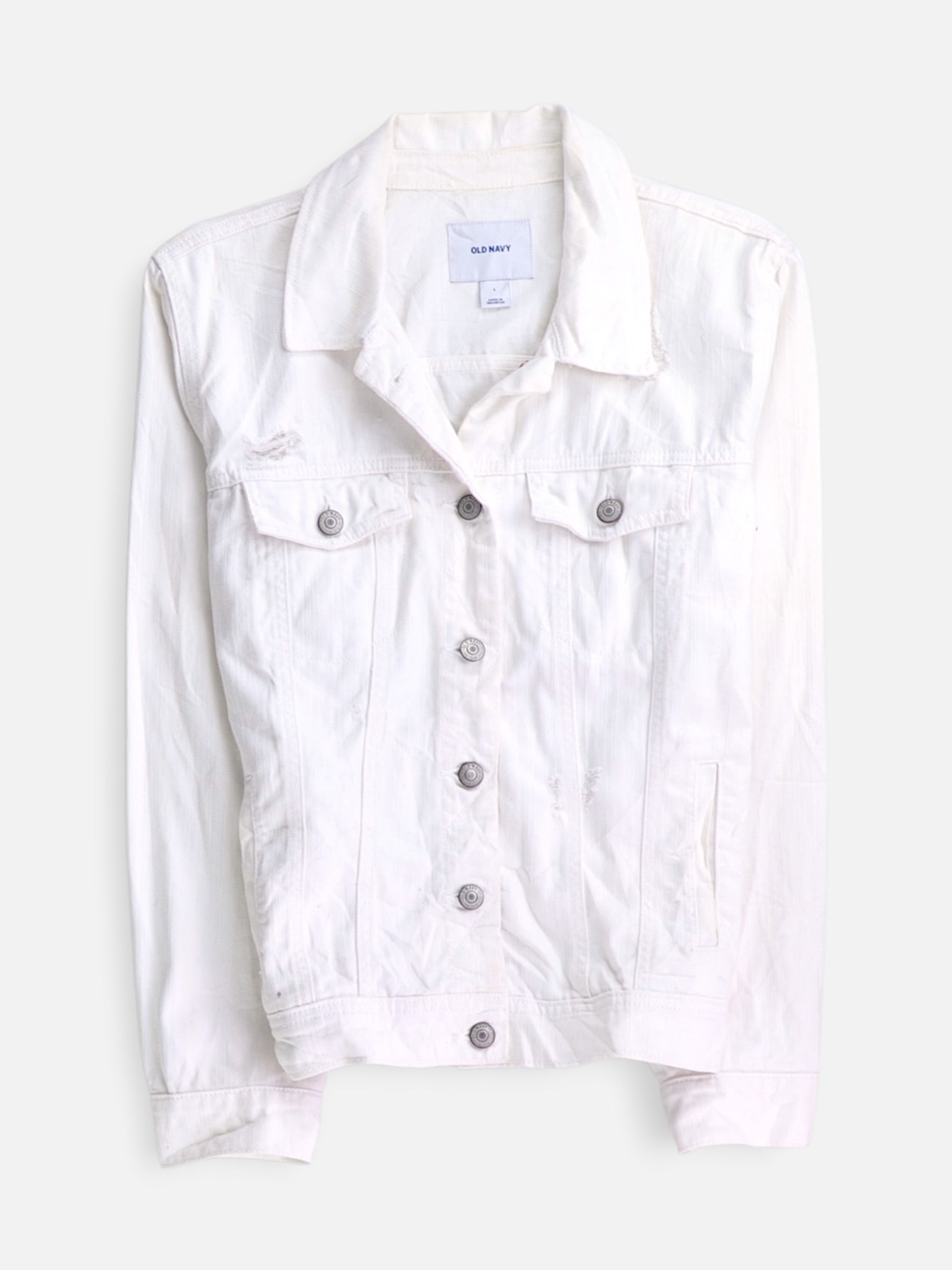 Old Navy Chaqueta Denim  Basic - Mujer - Large