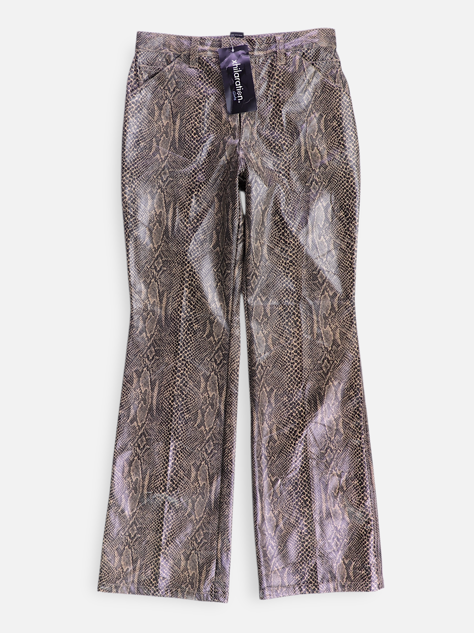 Pantalon Regular Fit Cuero - Mujer - 14