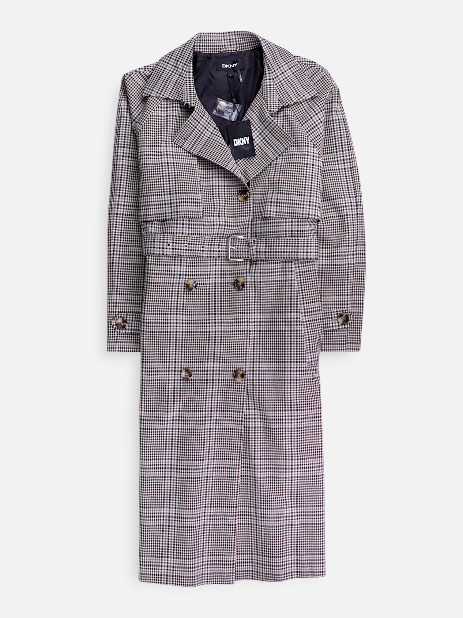 DKNY Abrigo Trench Coat Casual - Mujer - XL
