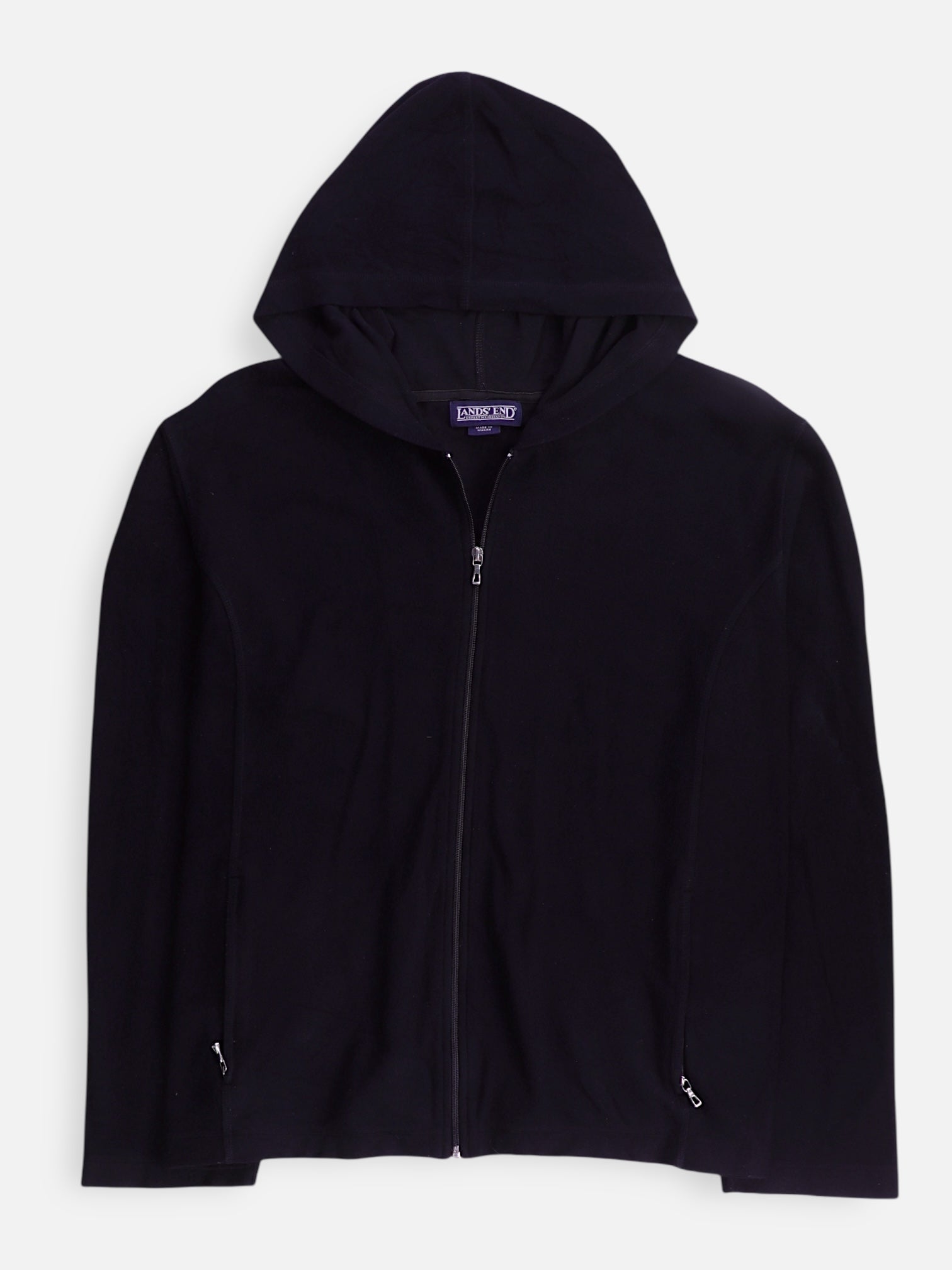 LANDS END Sudadera Hoodie Basic - Mujer - XL