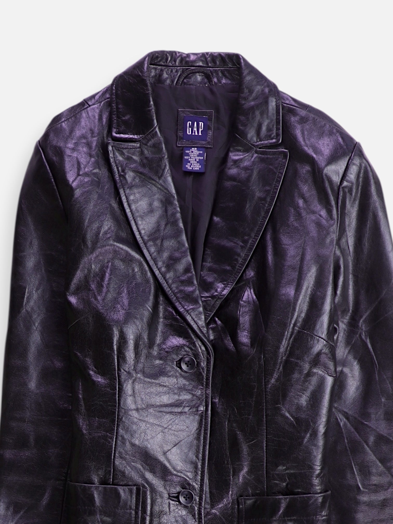 GAP Chaqueta Casual Cuero - Hombre - XS