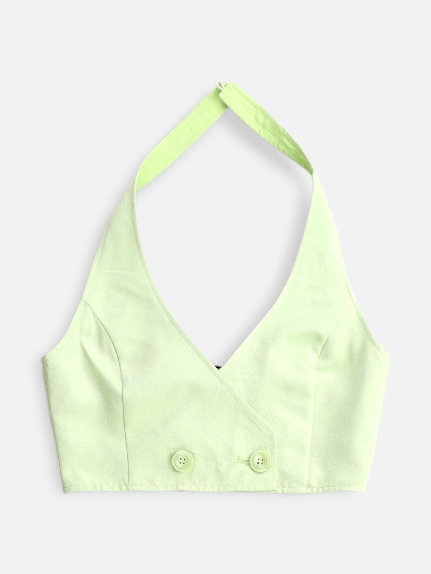 H&M Blusa Crop Top - Mujer - 2XS