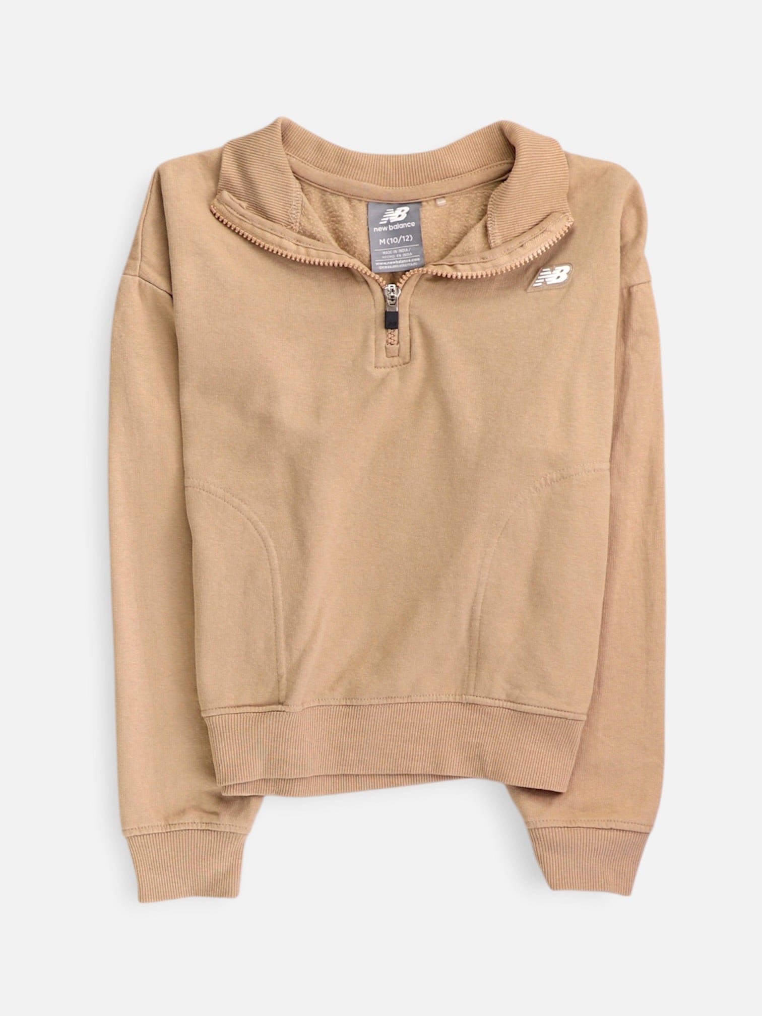 New Balance Sudadera Fleece Crop Top - Niña - Medium - 10-12Y (Años)