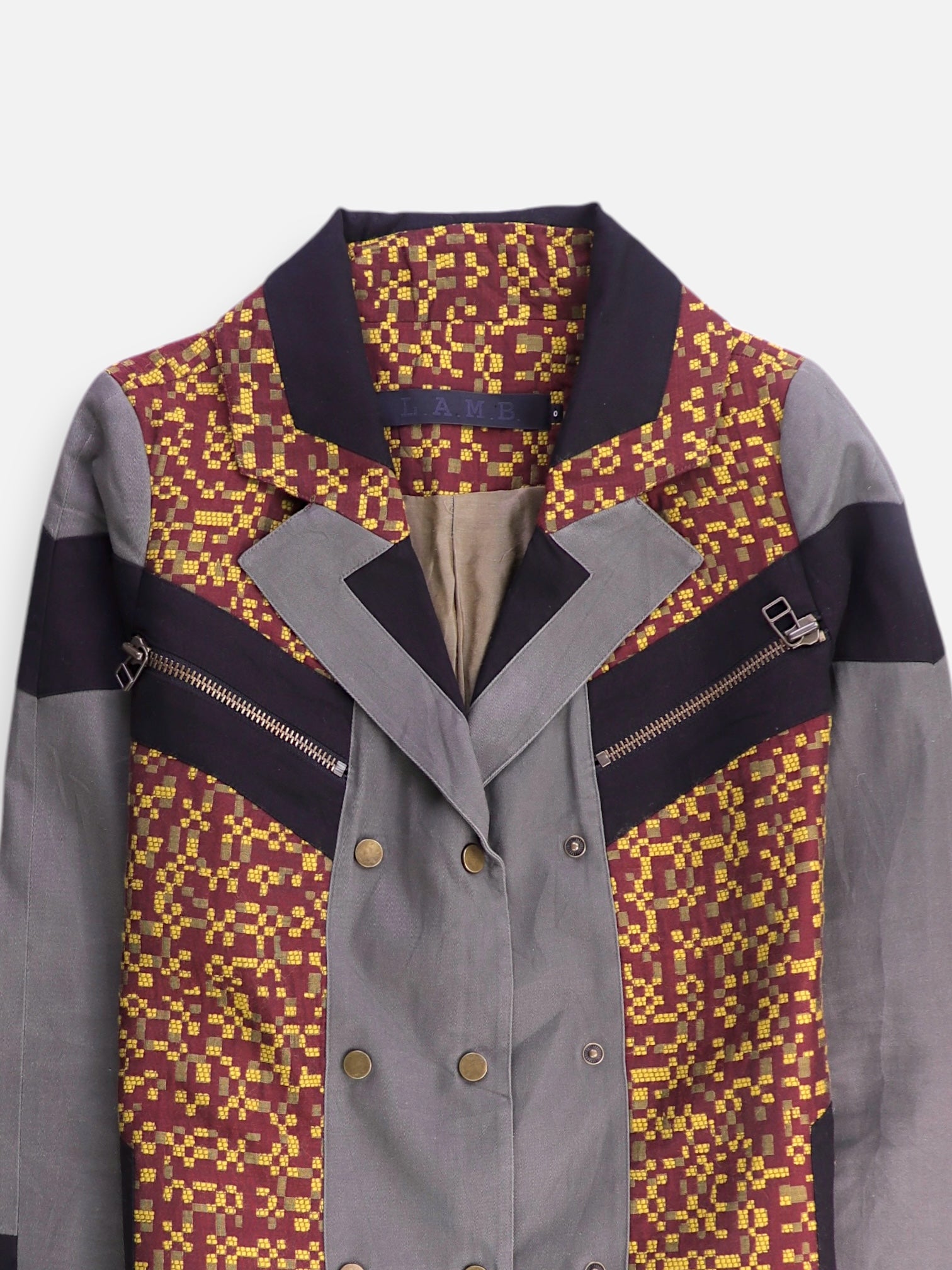 Chaqueta Retro Color Block - Hombre - 0