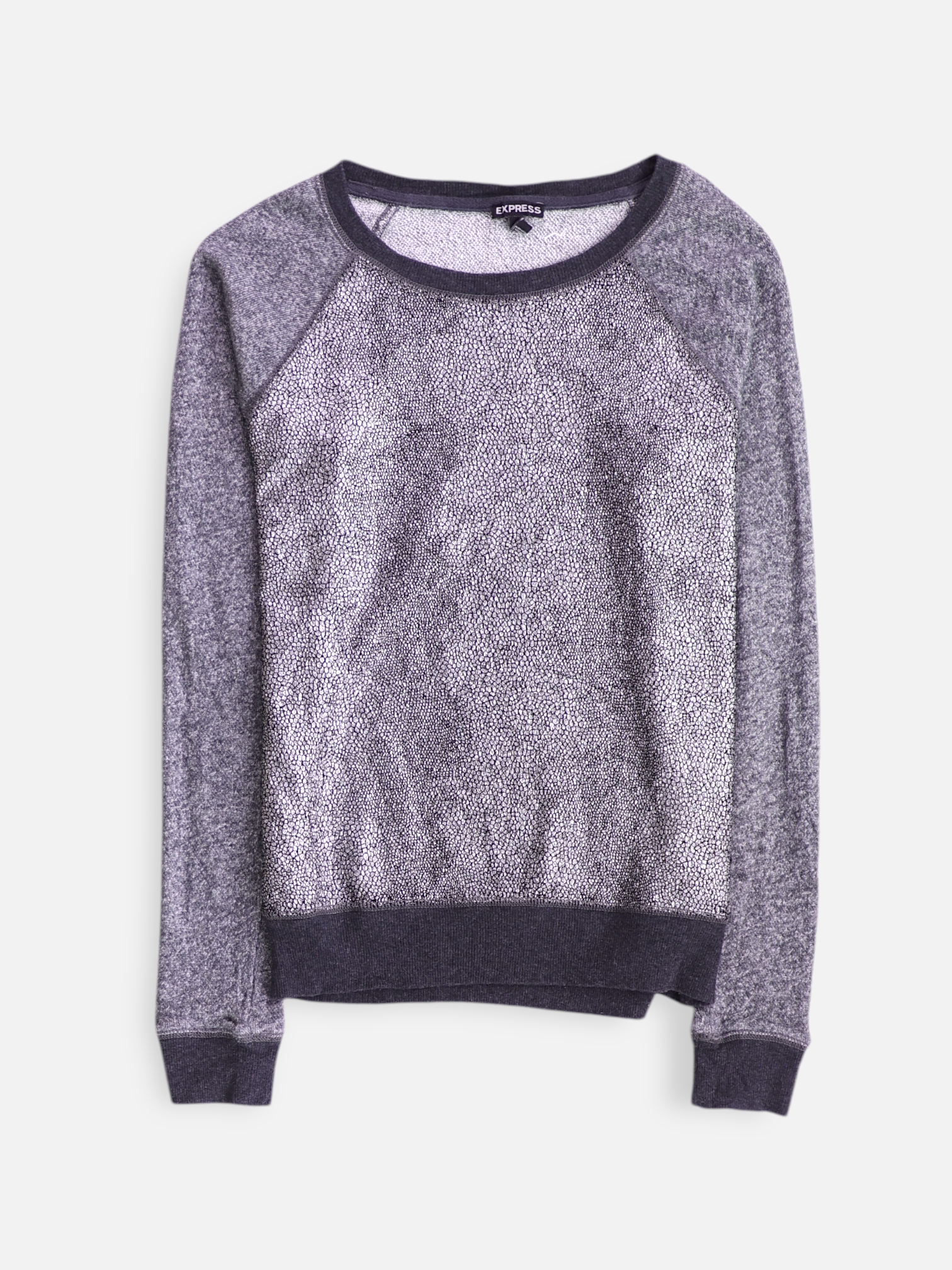 EXPRESS Sudadera Sweatshirt Basic - Mujer - Small
