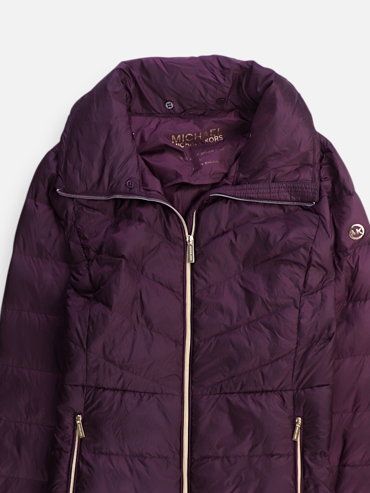 Michael Kors Abrigo Impermeable Puffer - Mujer - Large