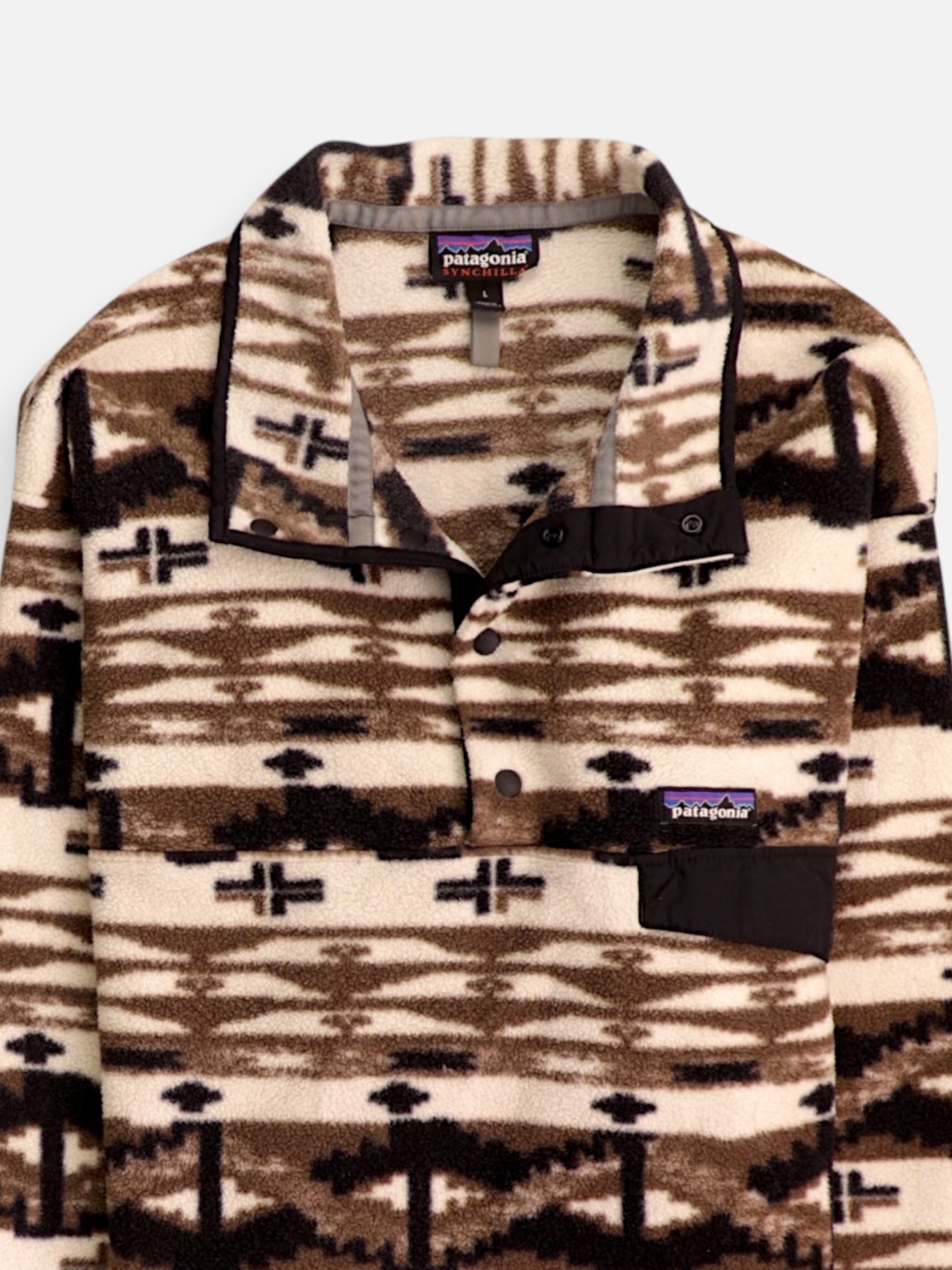 Patagonia Sueter Fleece Casual - Hombre - Large