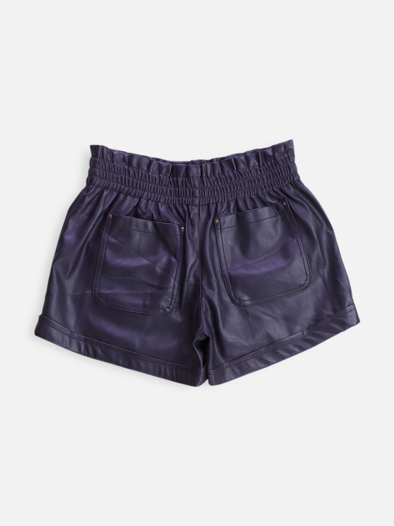Forever 21 Shorts Cuero - Mujer - Medium