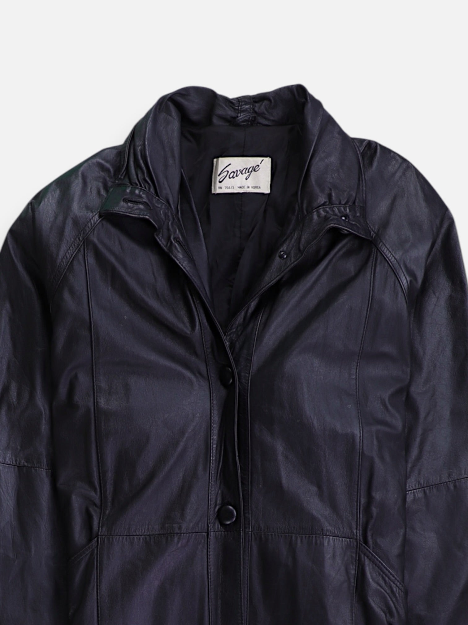 Abrigo  Single breasted trench Cuero - Hombre - N/A
