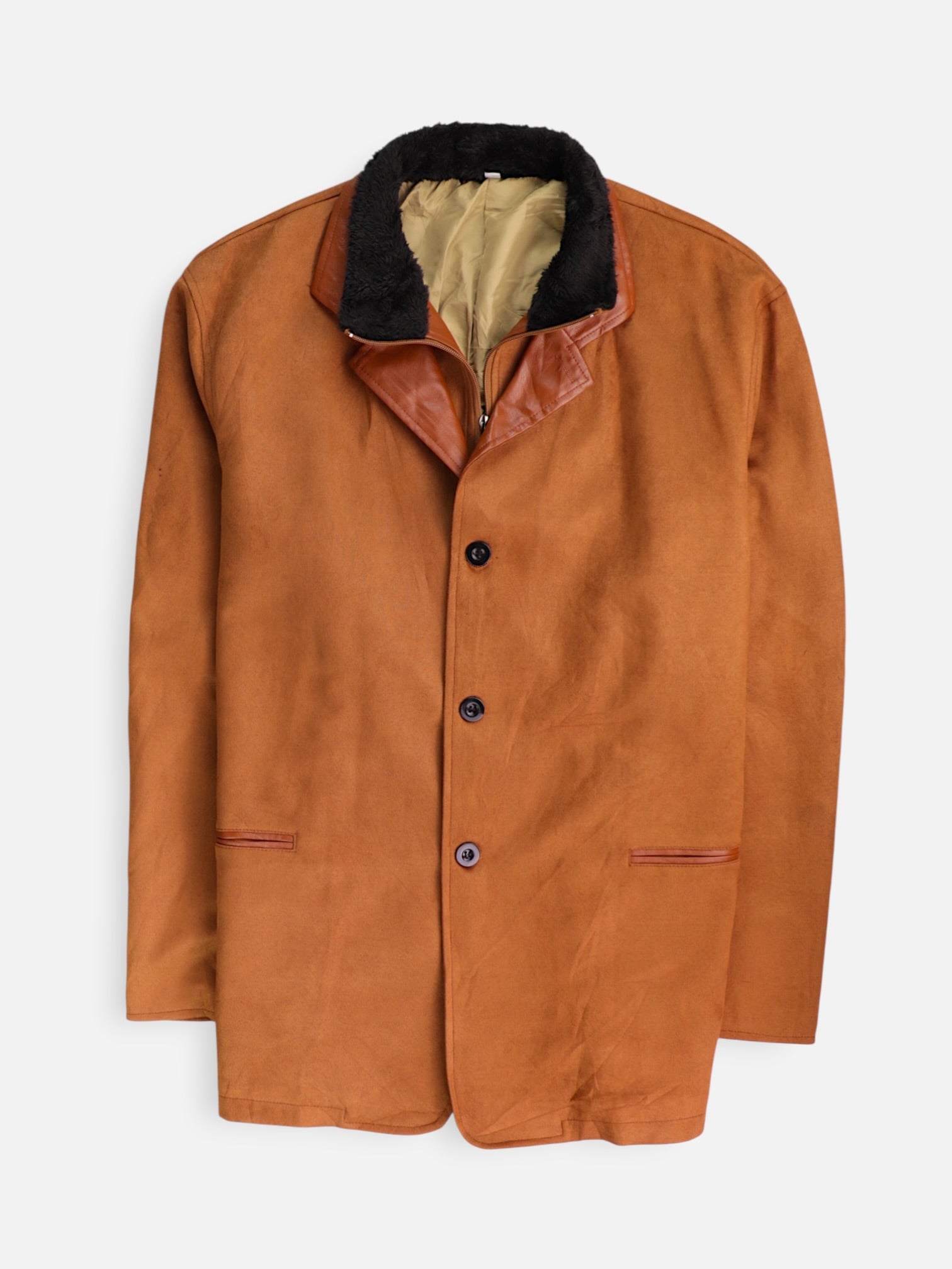 Chaqueta Casual Suede - Hombre - 2XL
