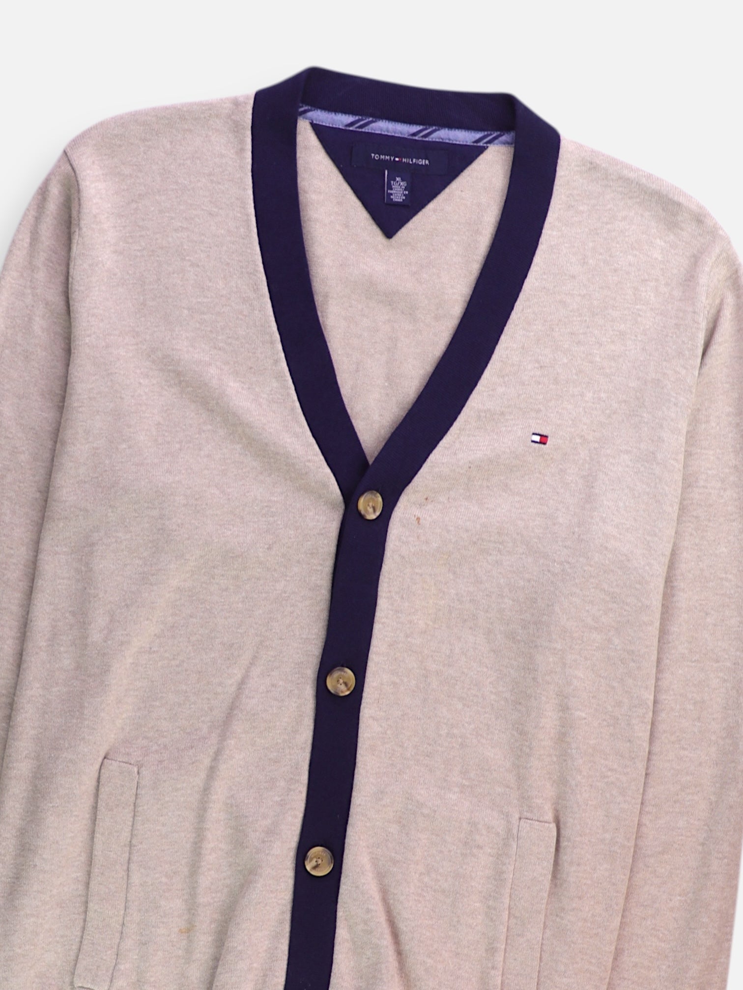 Tommy Hilfiger Sueter Cardigan Casual - Hombre - XL